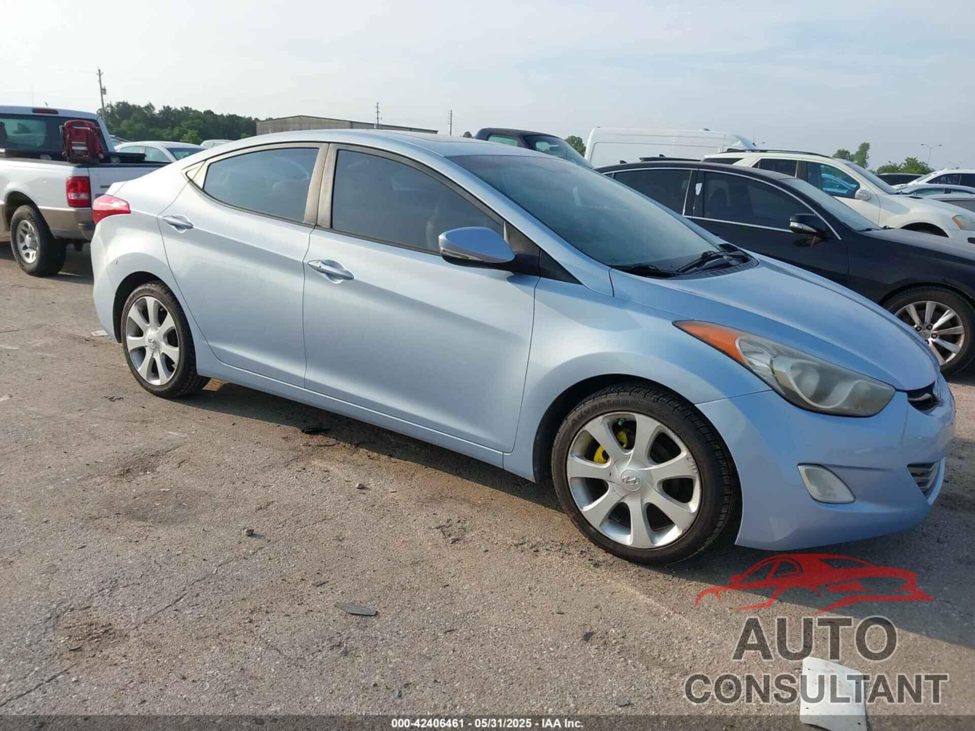 HYUNDAI ELANTRA 2012 - KMHDH4AE7CU445761