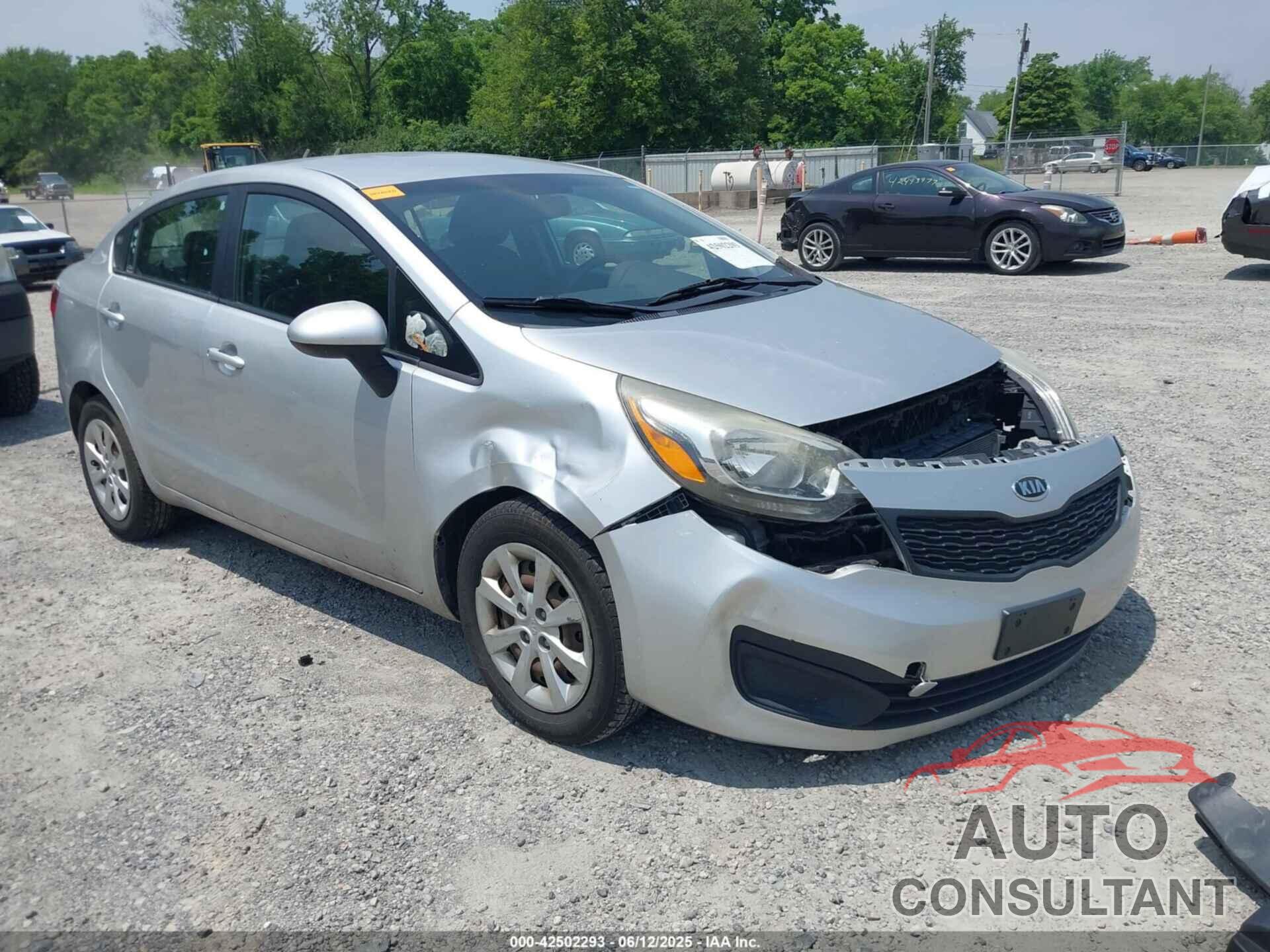 KIA RIO 2012 - KNADM4A38C6057552