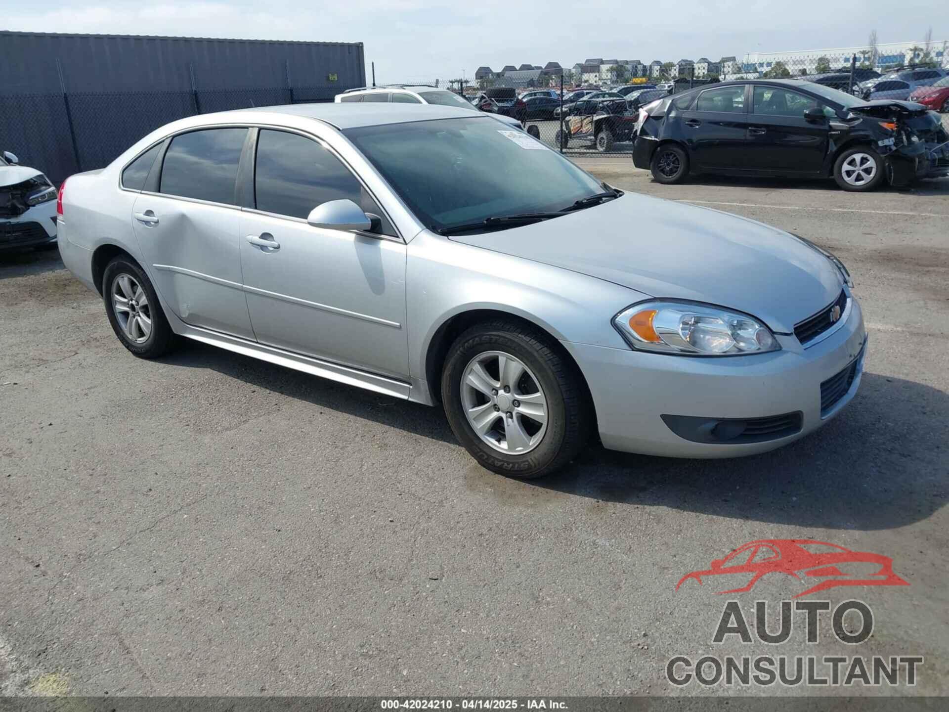 CHEVROLET IMPALA 2012 - 2G1WF5E34C1164488