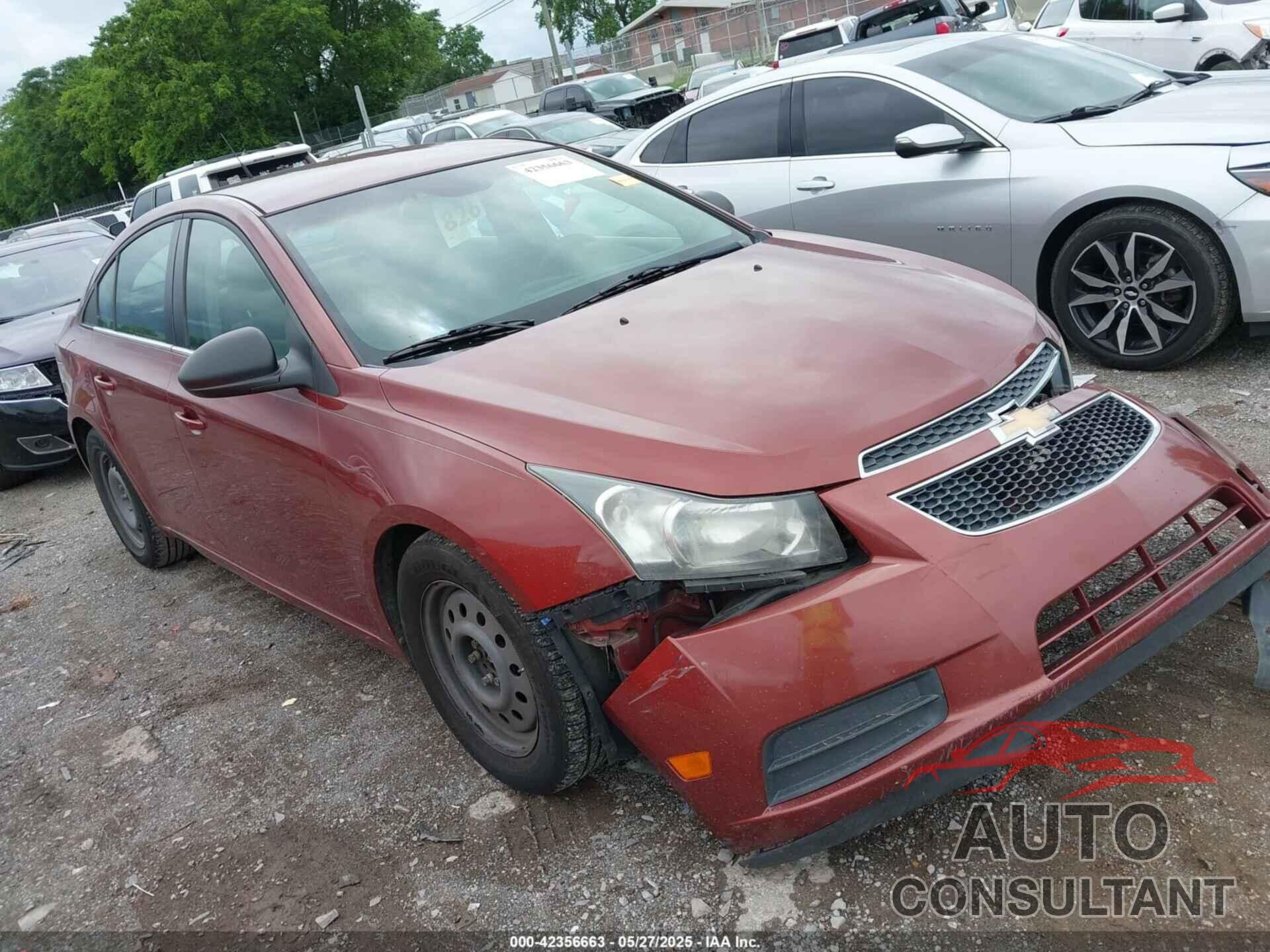 CHEVROLET CRUZE 2012 - 1G1PC5SH1C7213226