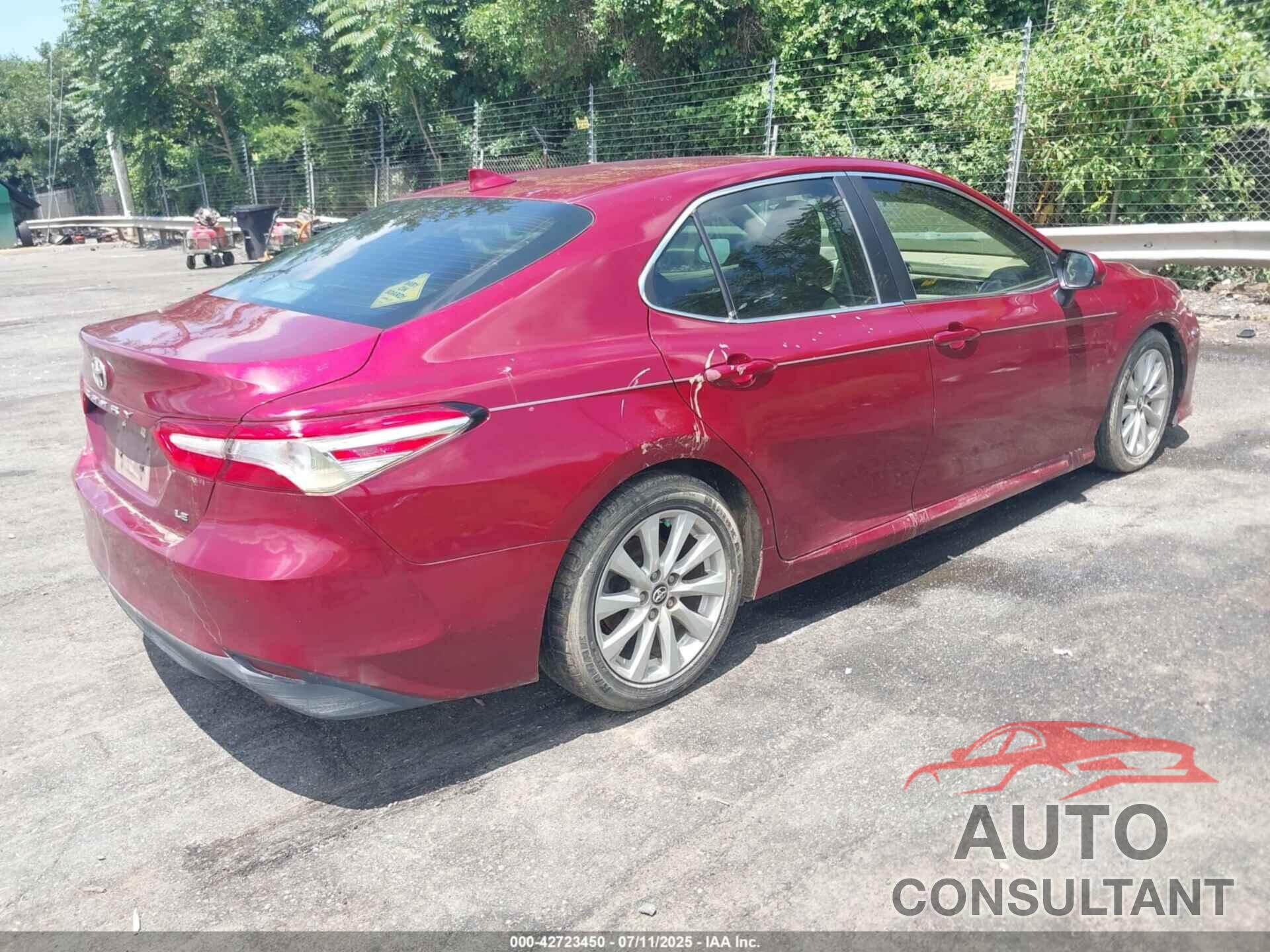 TOYOTA CAMRY 2020 - 4T1C11AKXLU910439