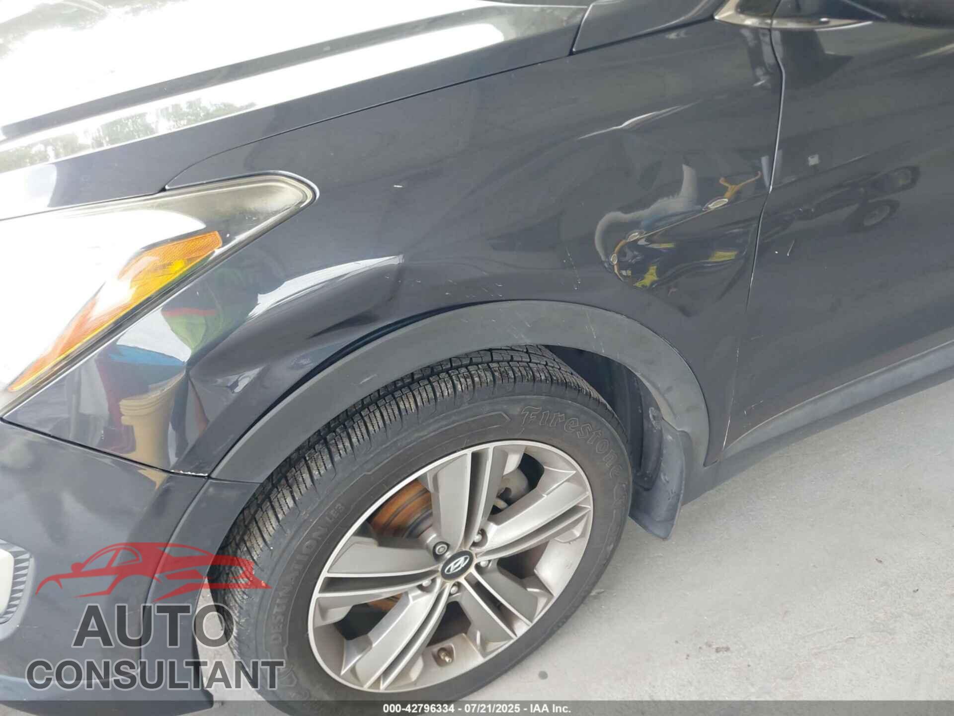 HYUNDAI SANTA FE 2013 - KM8SR4HF6DU007740