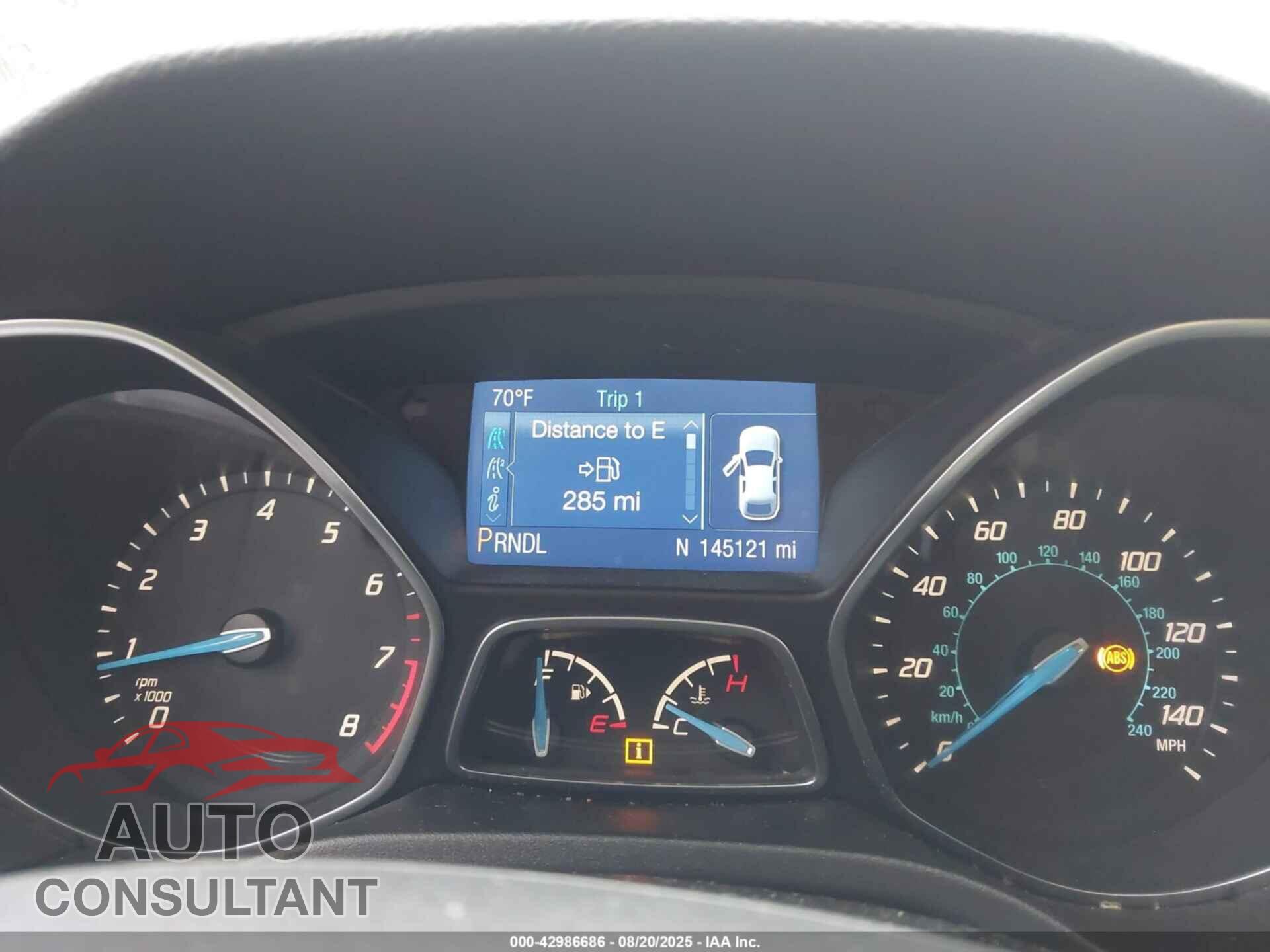 FORD FOCUS 2014 - 1FADP3F23EL366439