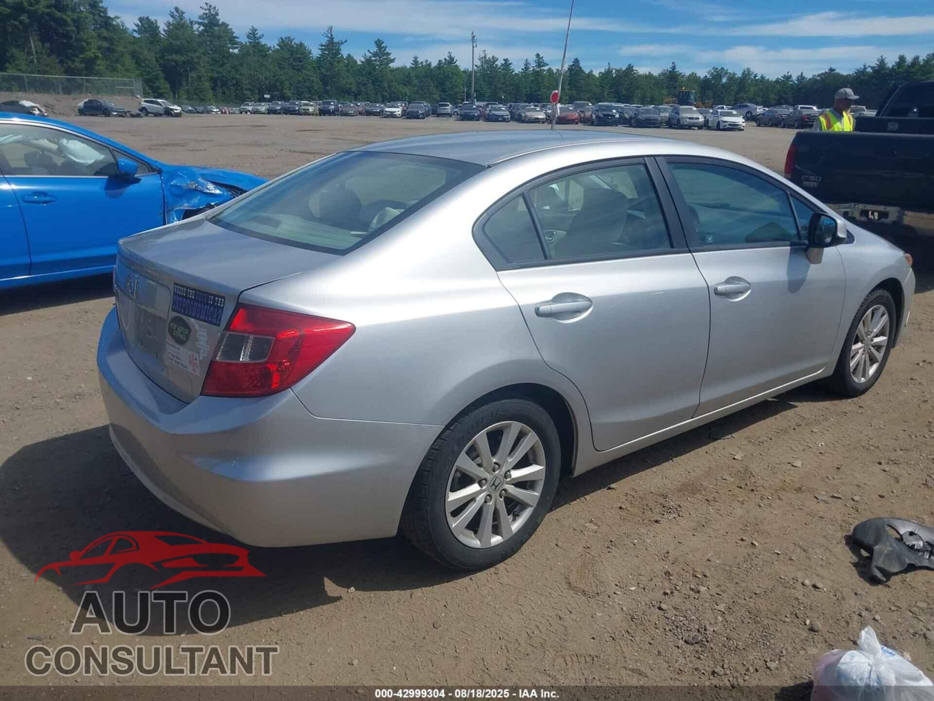 HONDA CIVIC 2012 - 19XFB2F89CE103104