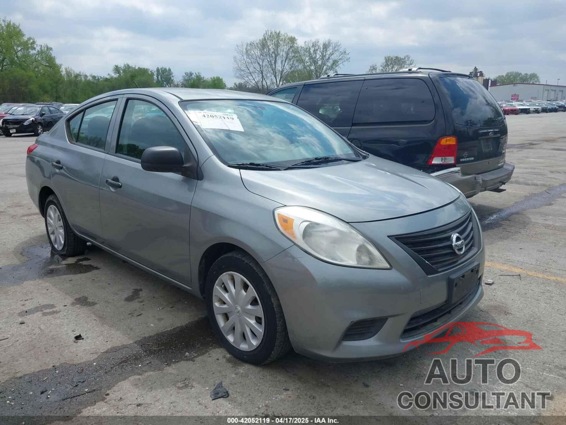 NISSAN VERSA 2012 - 3N1CN7APXCL825492