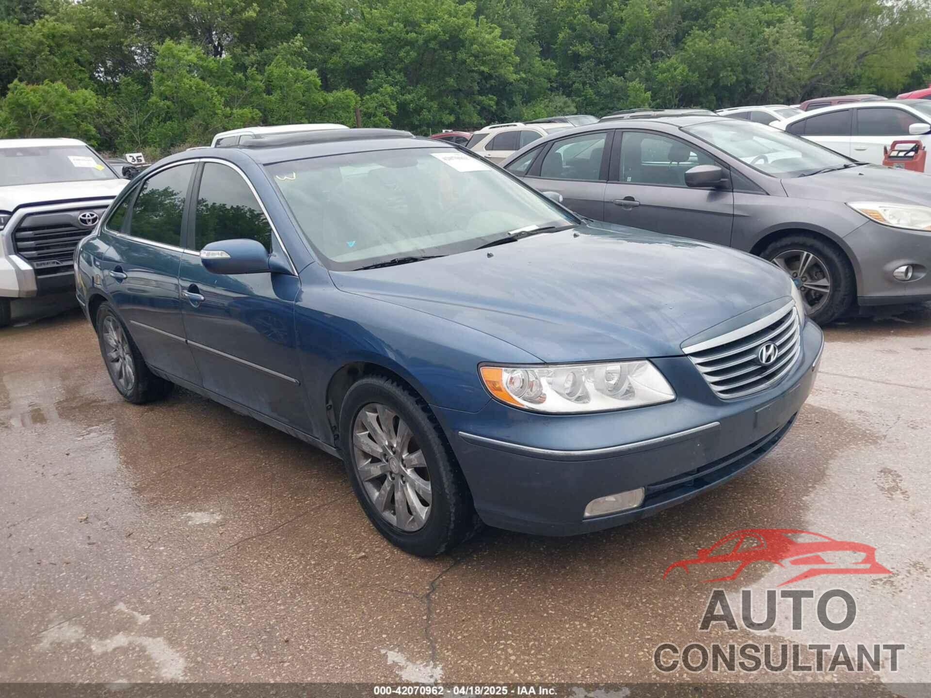 HYUNDAI AZERA 2009 - KMHFC46F59A357312