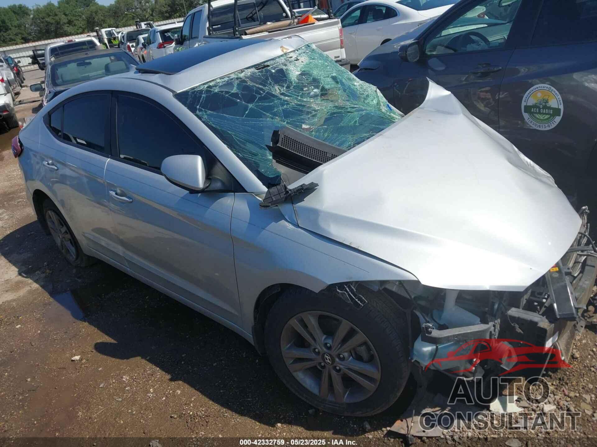 HYUNDAI ELANTRA 2018 - 5NPD84LF0JH342750