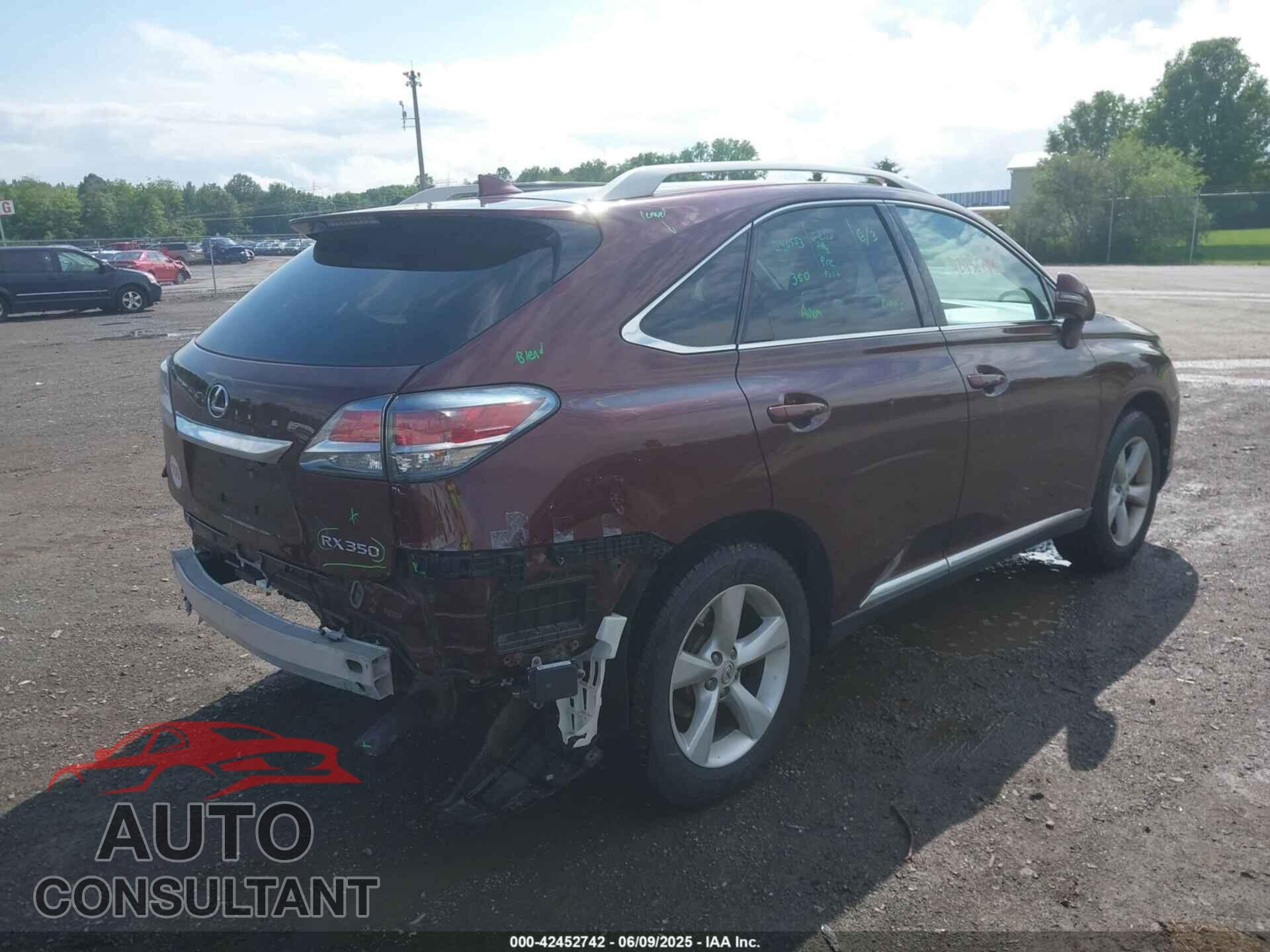 LEXUS RX 350 2015 - 2T2BK1BA2FC262014