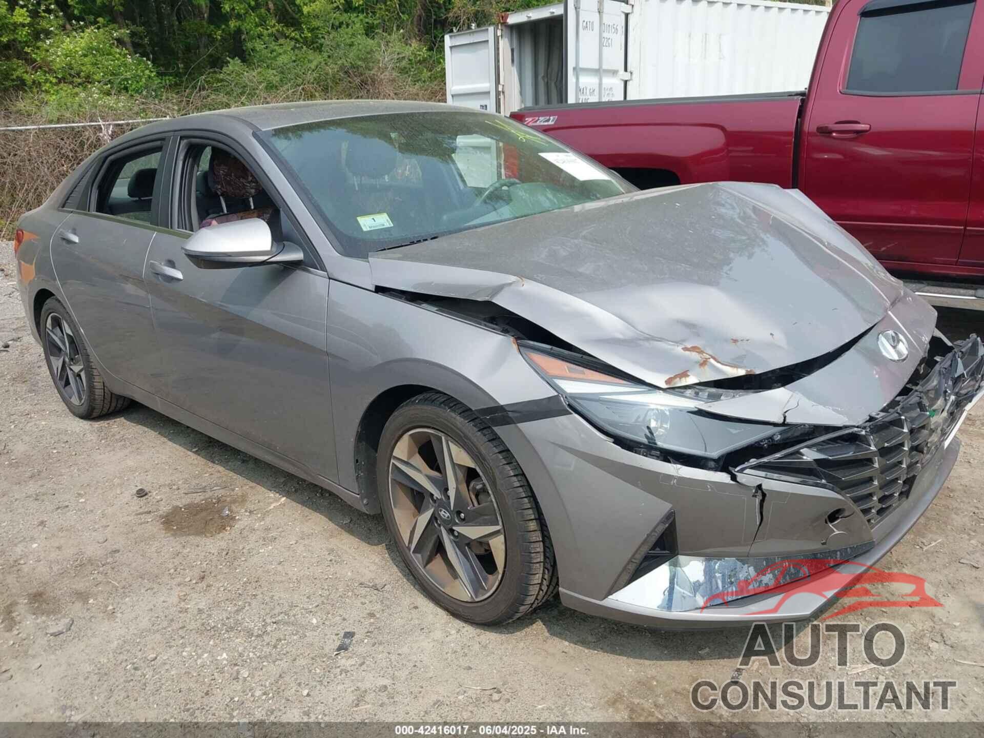 HYUNDAI ELANTRA 2021 - KMHLN4AG6MU100485