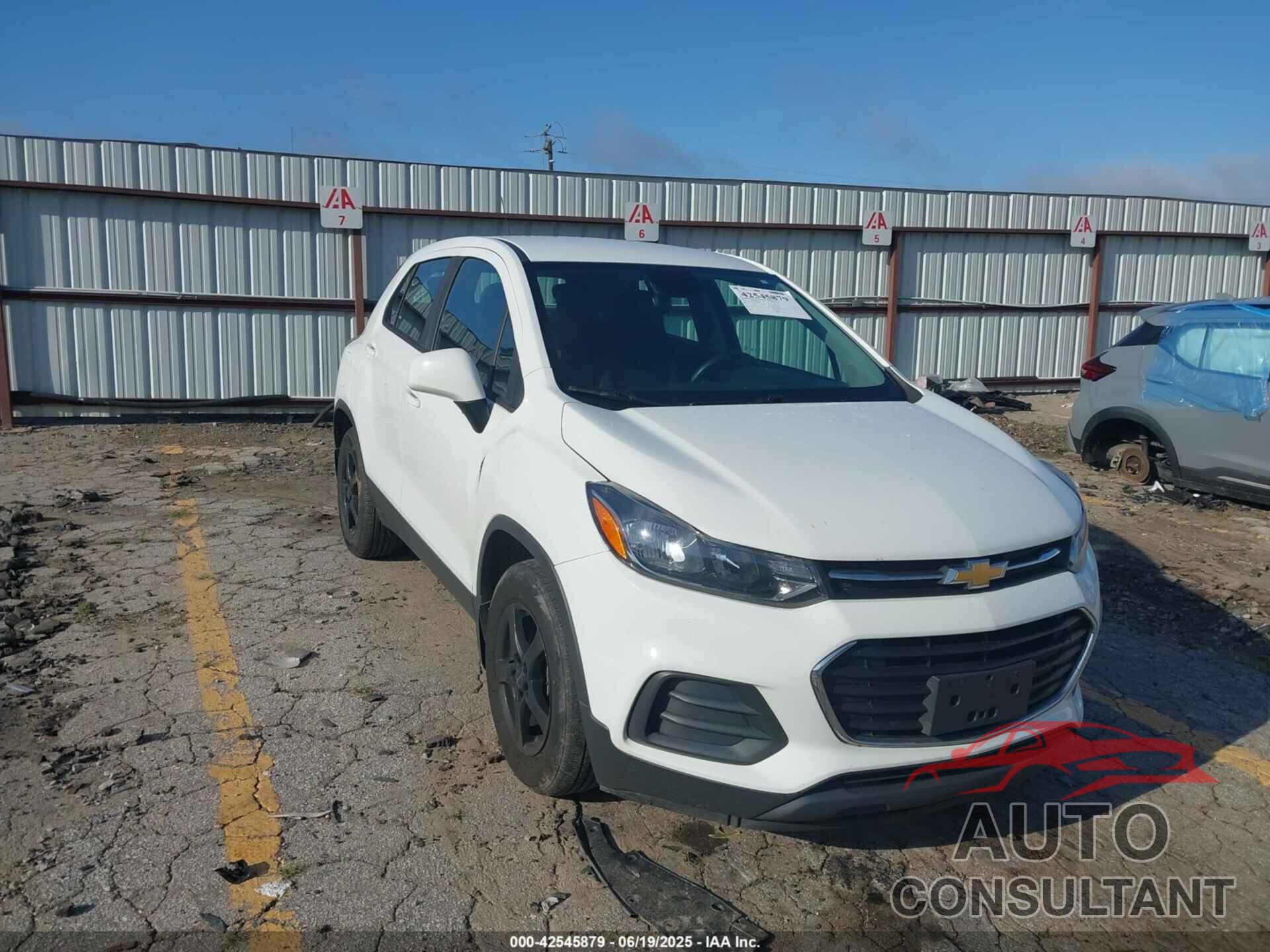 CHEVROLET TRAX 2017 - 3GNCJKSBXHL288295