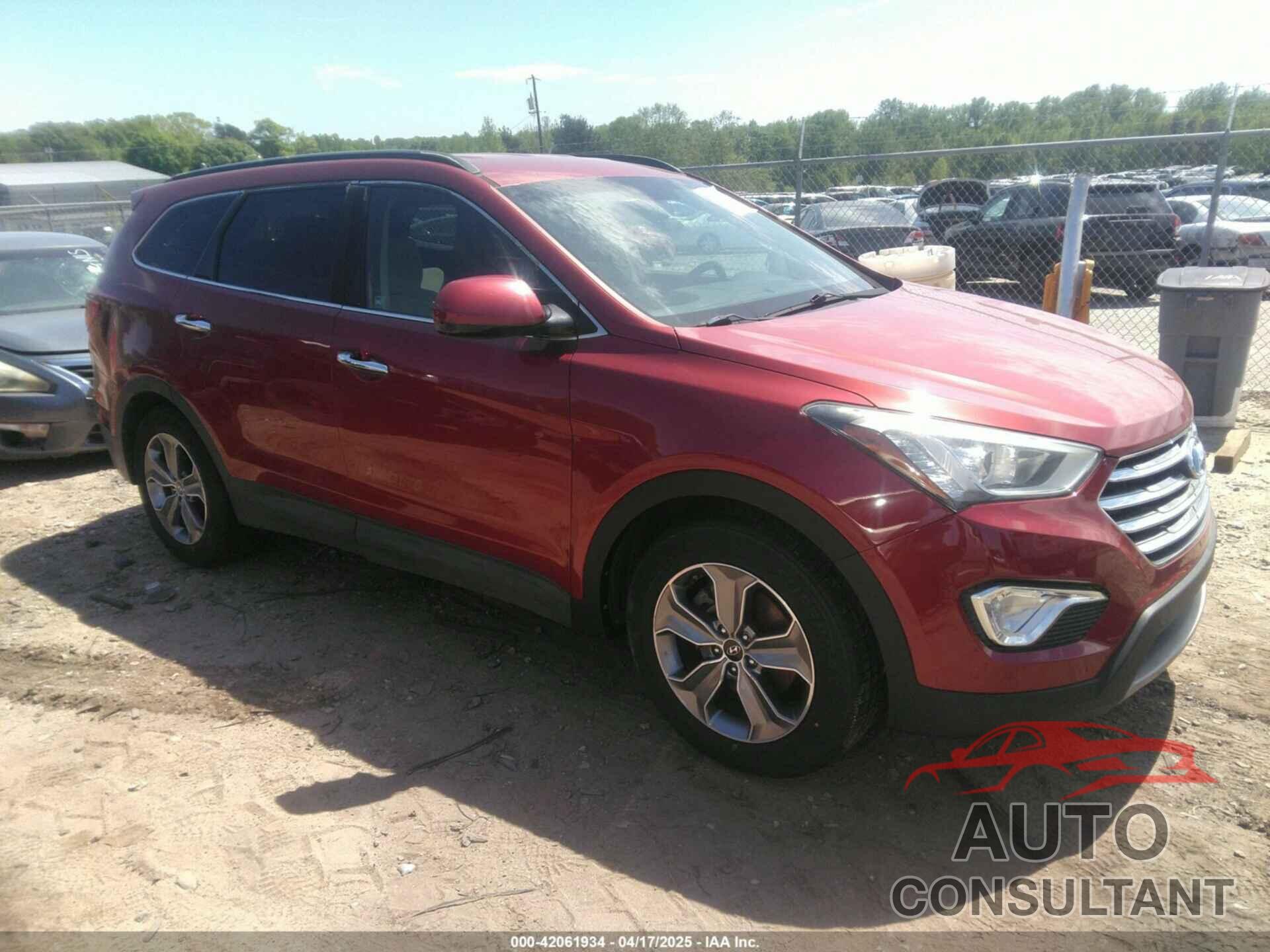 HYUNDAI SANTA FE 2016 - KM8SM4HF9GU162284