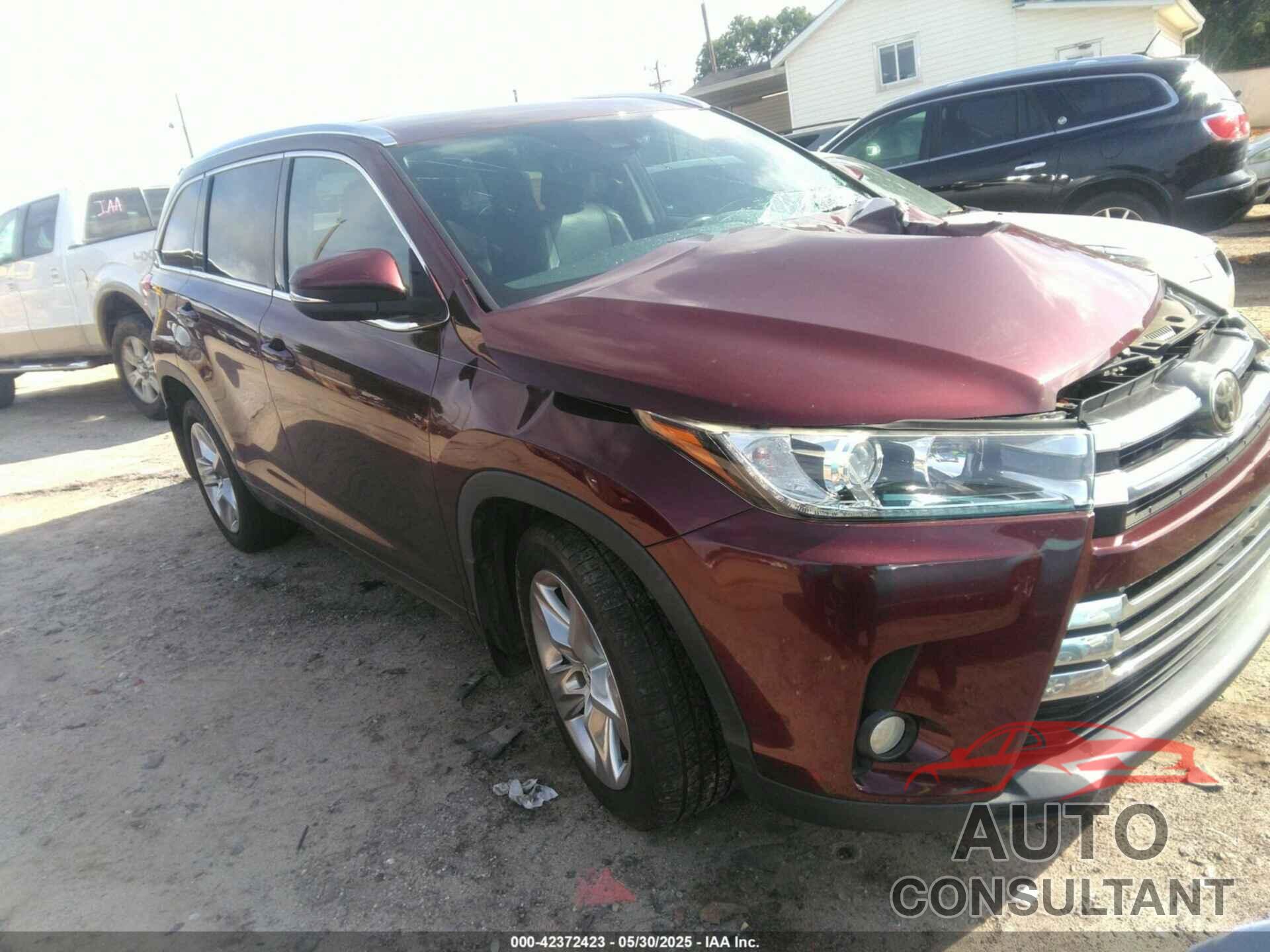 TOYOTA HIGHLANDER 2017 - 5TDDZRFHXHS431835