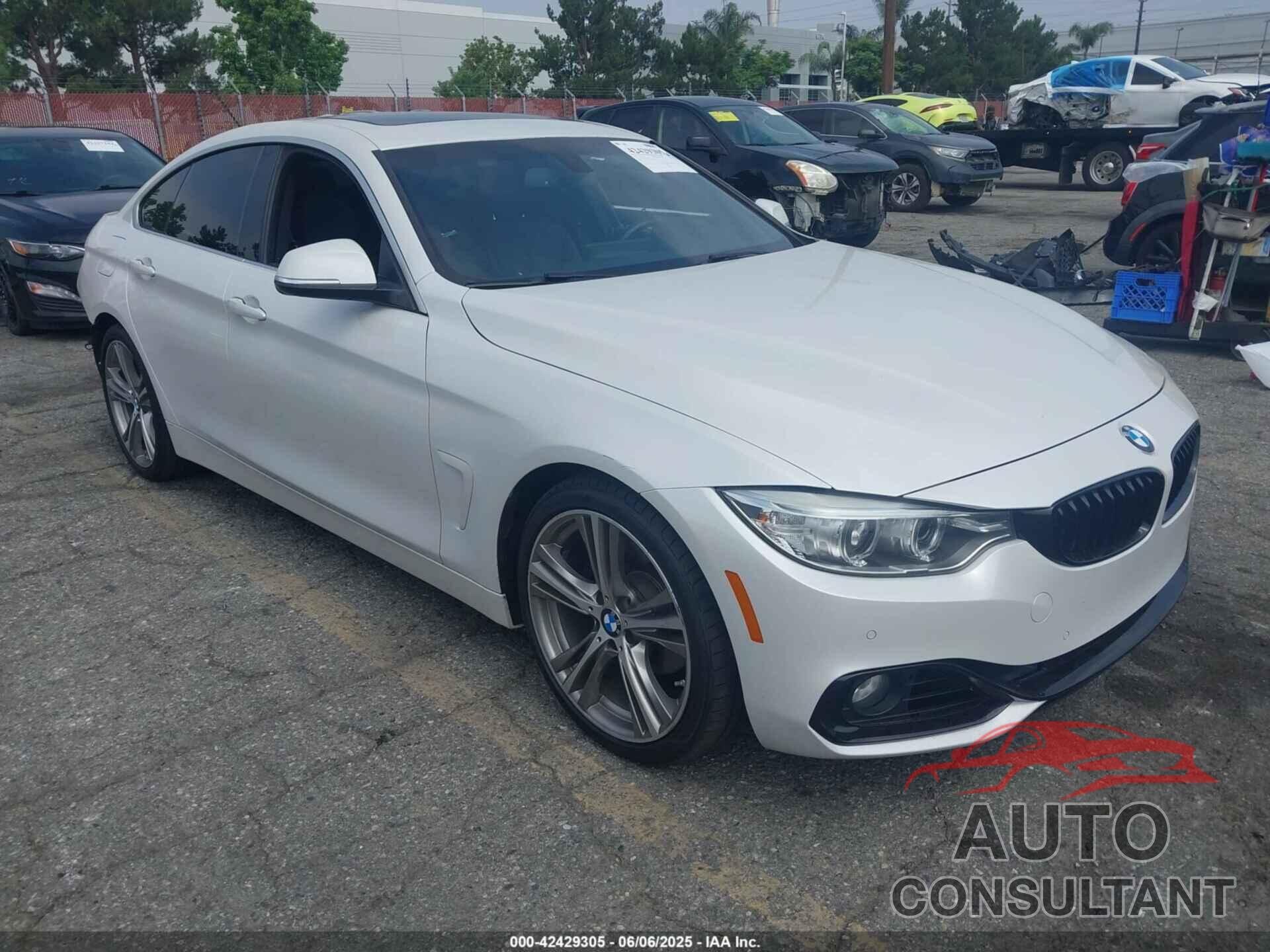 BMW 430I GRAN COUPE 2017 - WBA4F7C54HG437984