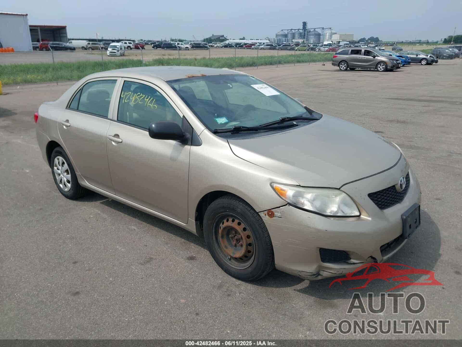 TOYOTA COROLLA 2009 - 1NXBU40E79Z050007