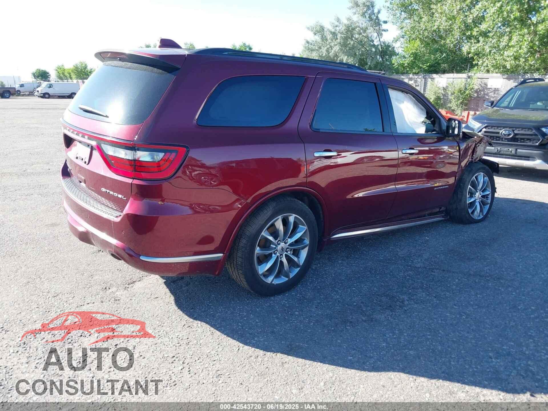 DODGE DURANGO 2022 - 1C4SDJET3NC219109