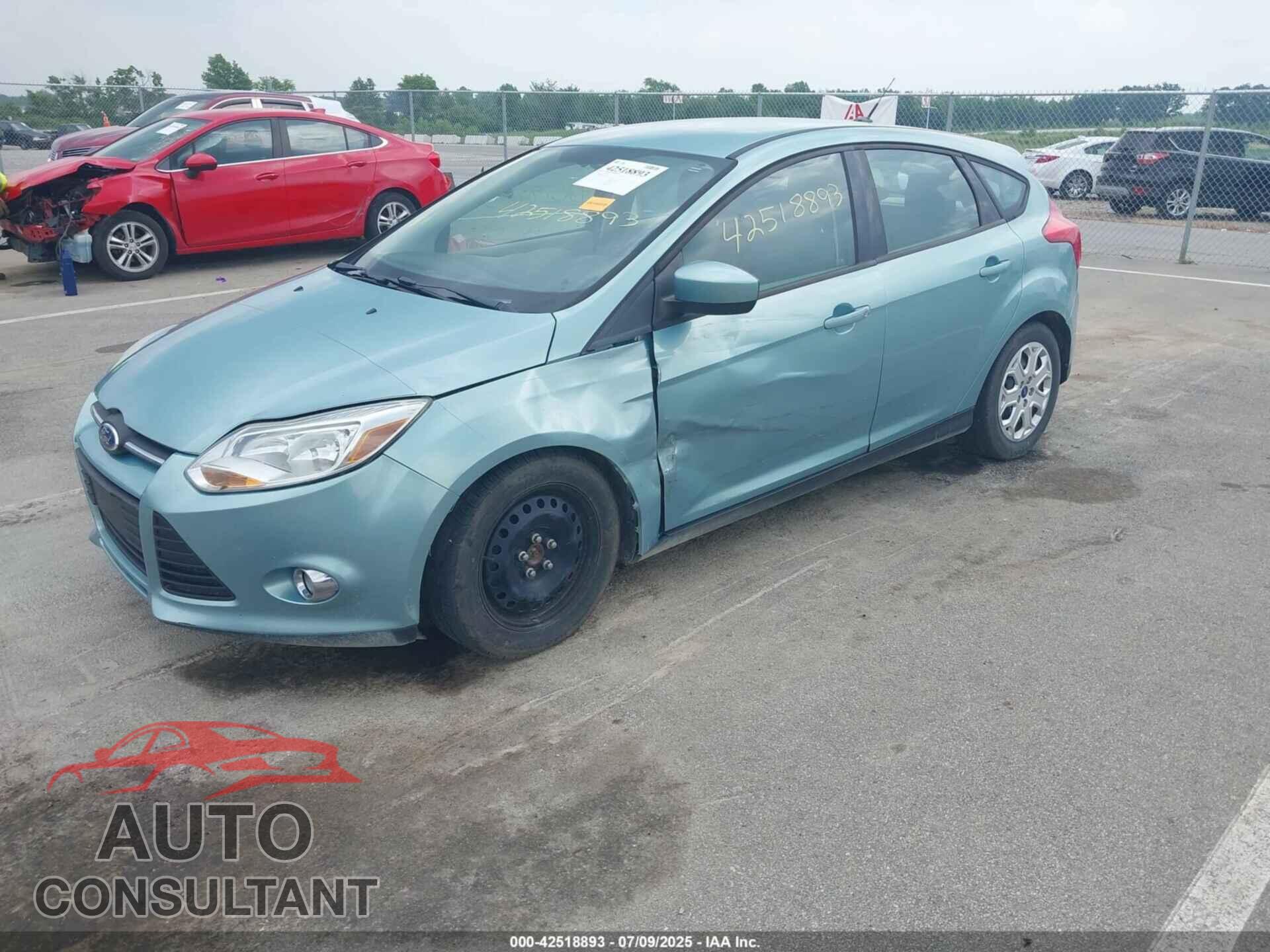 FORD FOCUS 2012 - 1FAHP3K22CL255756