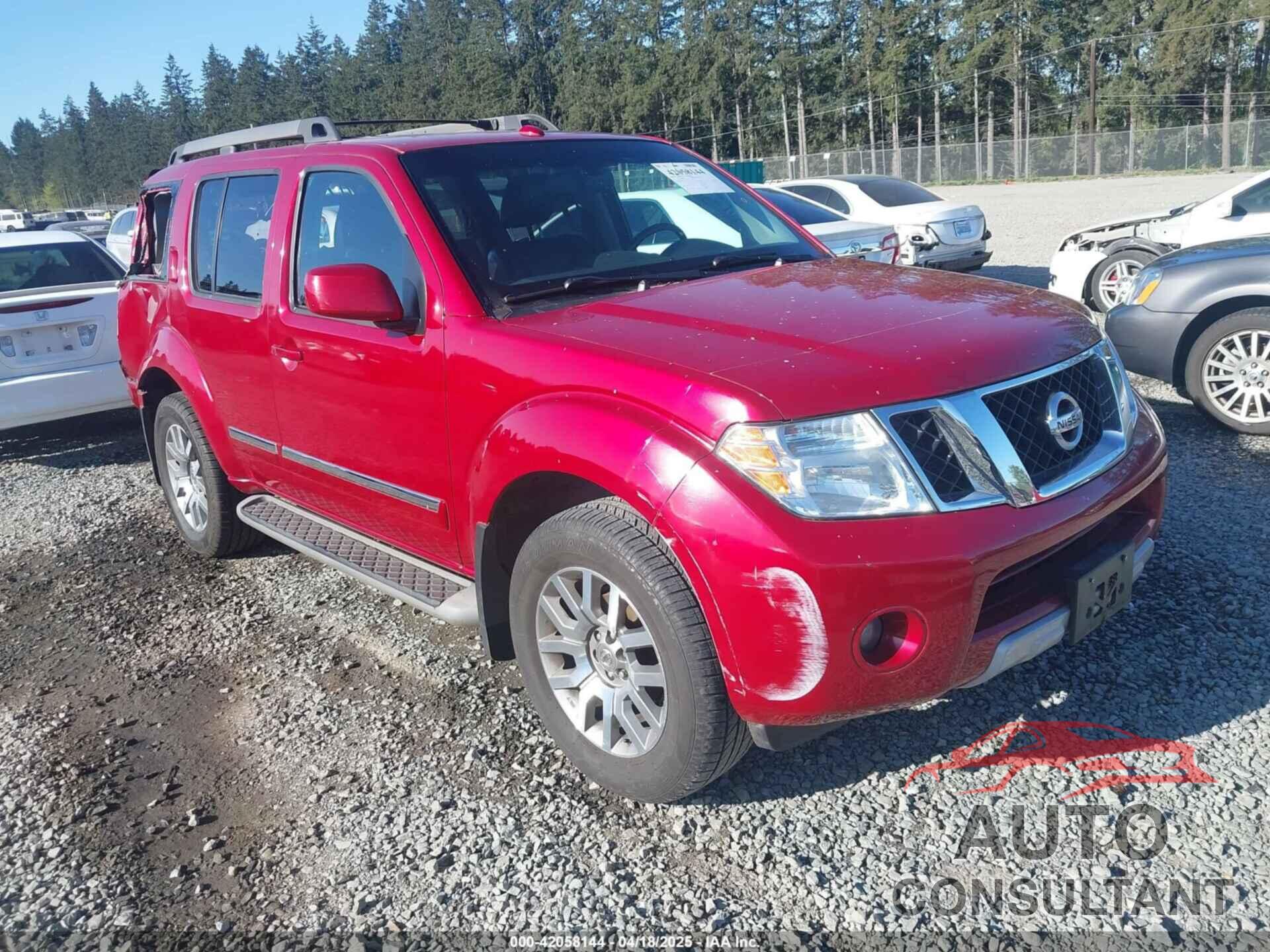 NISSAN PATHFINDER 2010 - 5N1AR1NB7AC625498