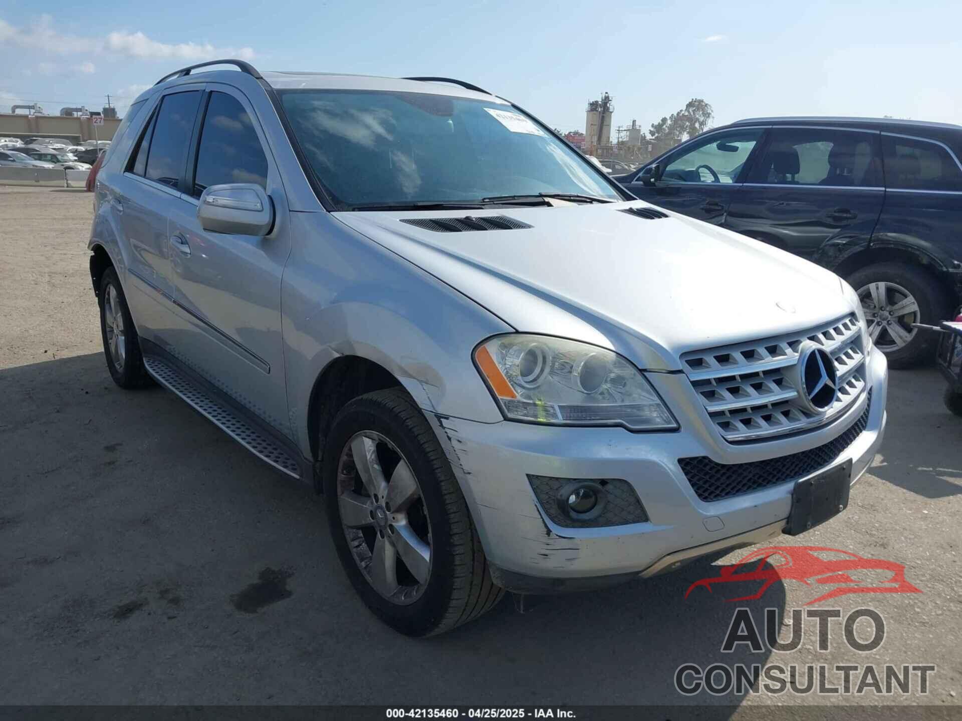 MERCEDES-BENZ ML 350 2010 - 4JGBB5GB5AA617442