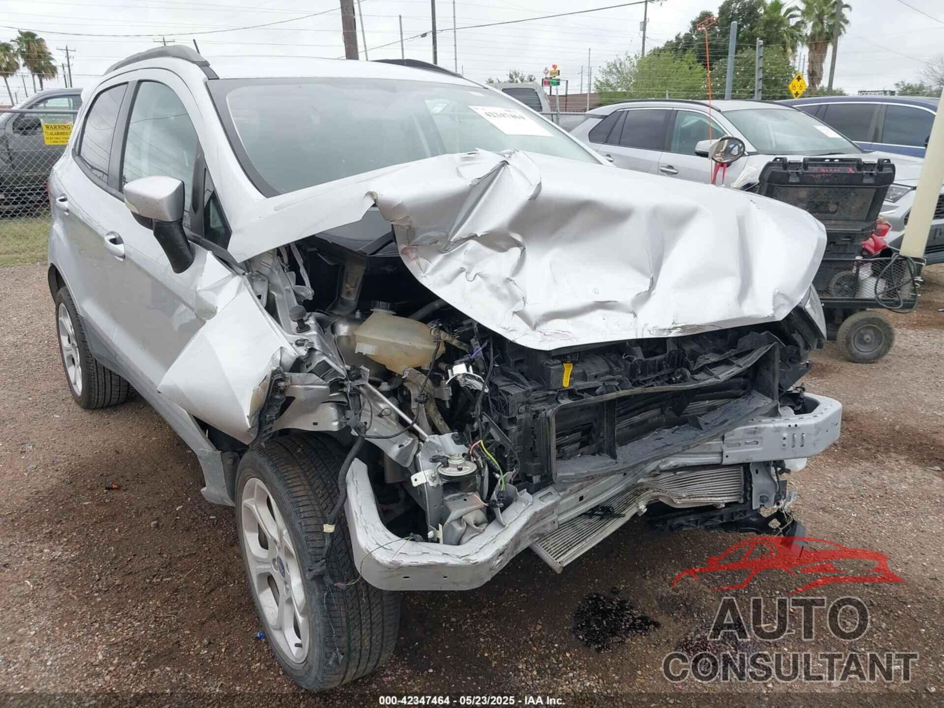 FORD ECOSPORT 2022 - MAJ6S3GL2NC469916