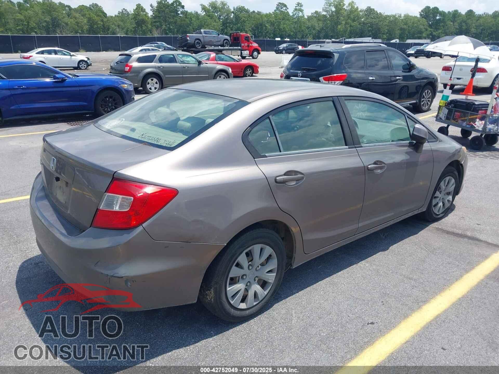 HONDA CIVIC 2012 - JHMFB2F56CS001454