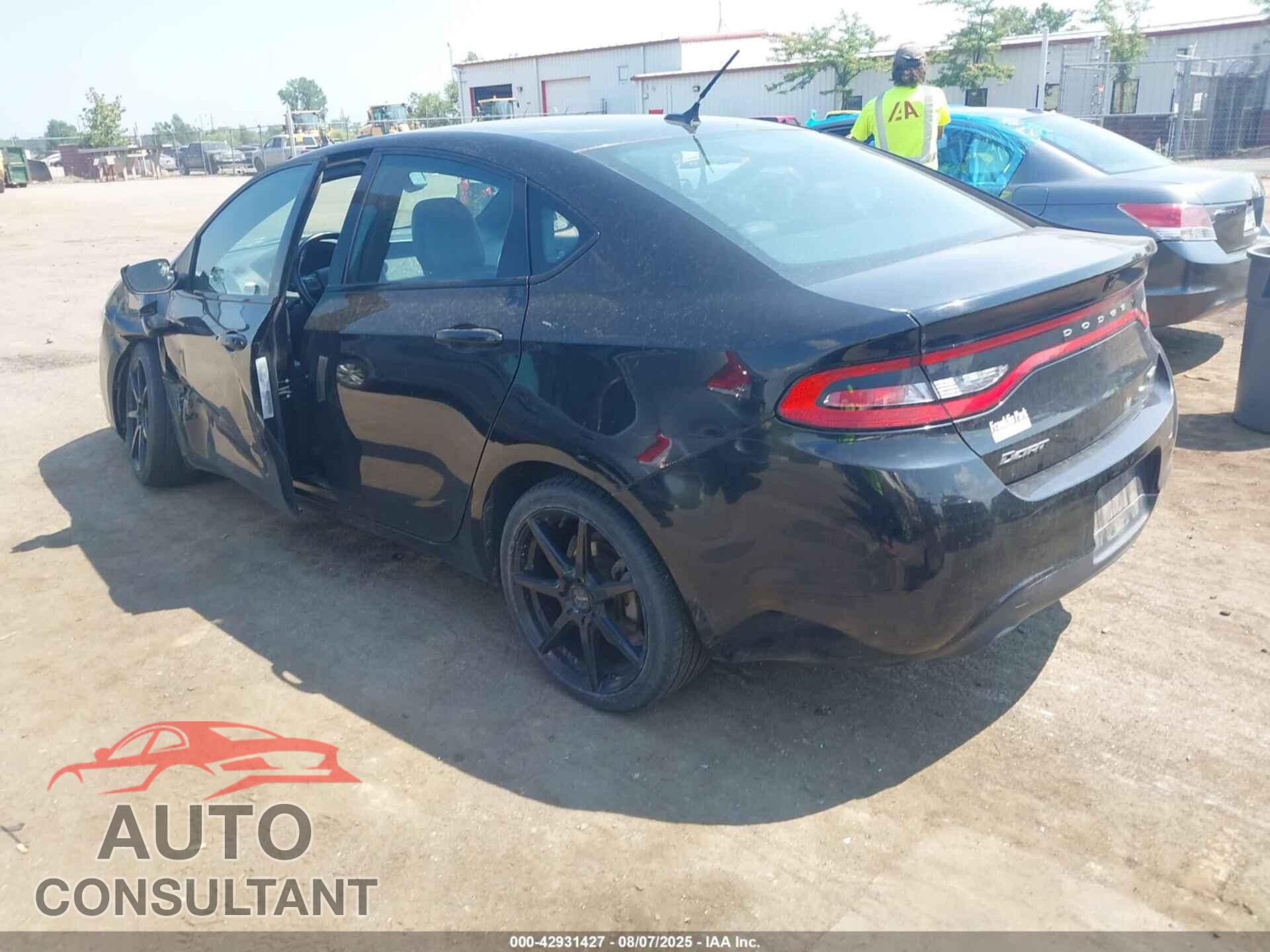DODGE DART 2015 - 1C3CDFEB0FD378632