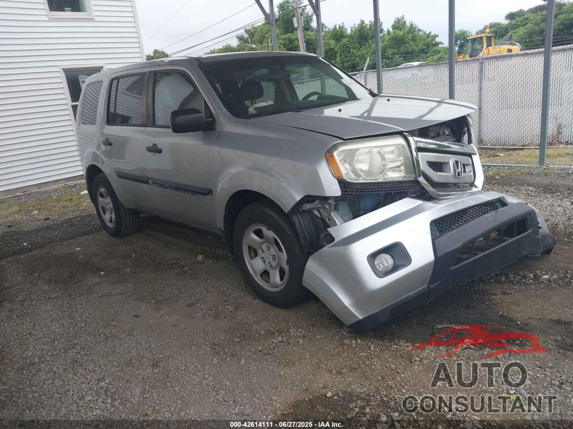 HONDA PILOT 2011 - 5FNYF4H28BB100284
