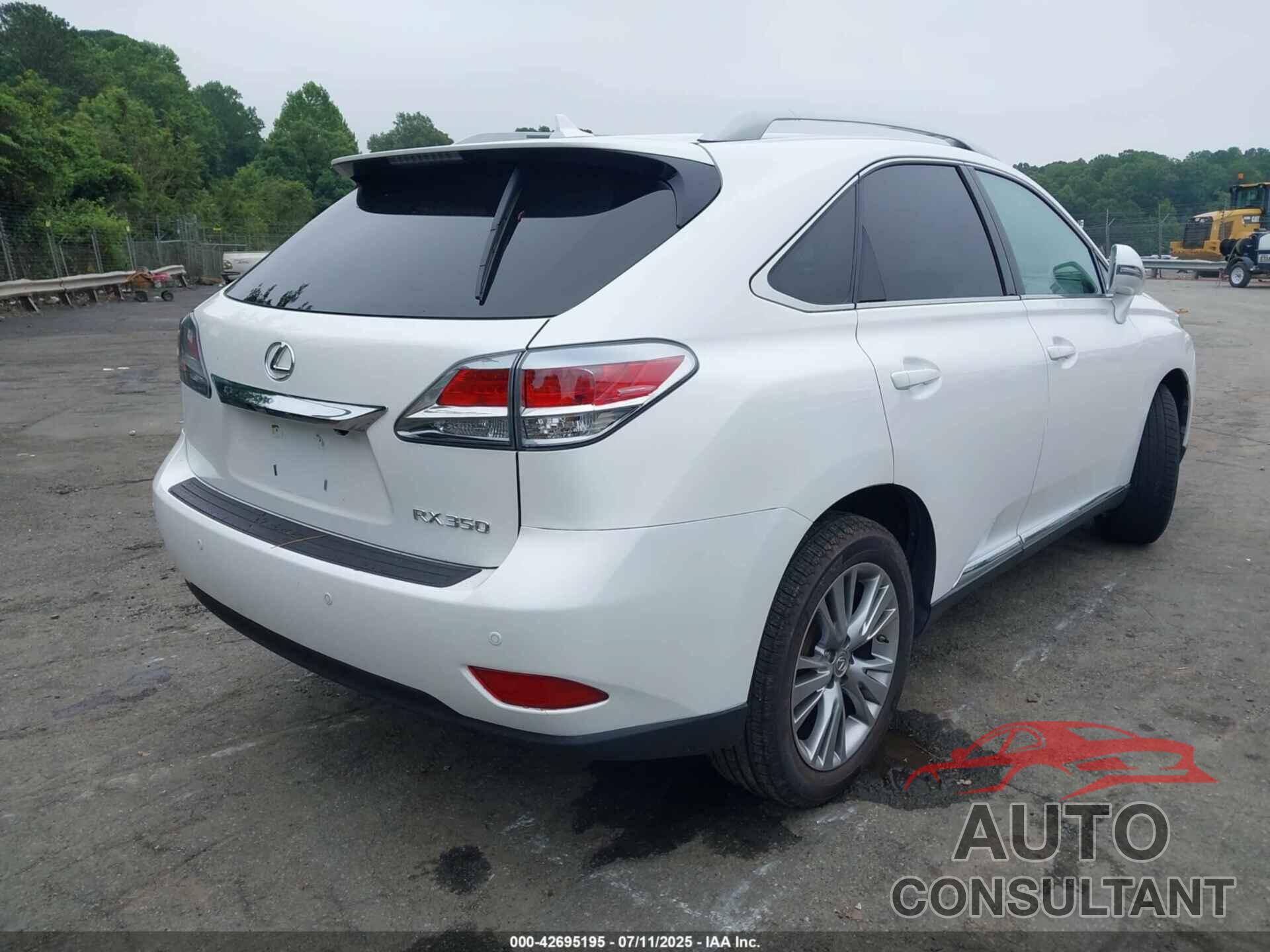 LEXUS RX 350 2013 - 2T2ZK1BA1DC129255