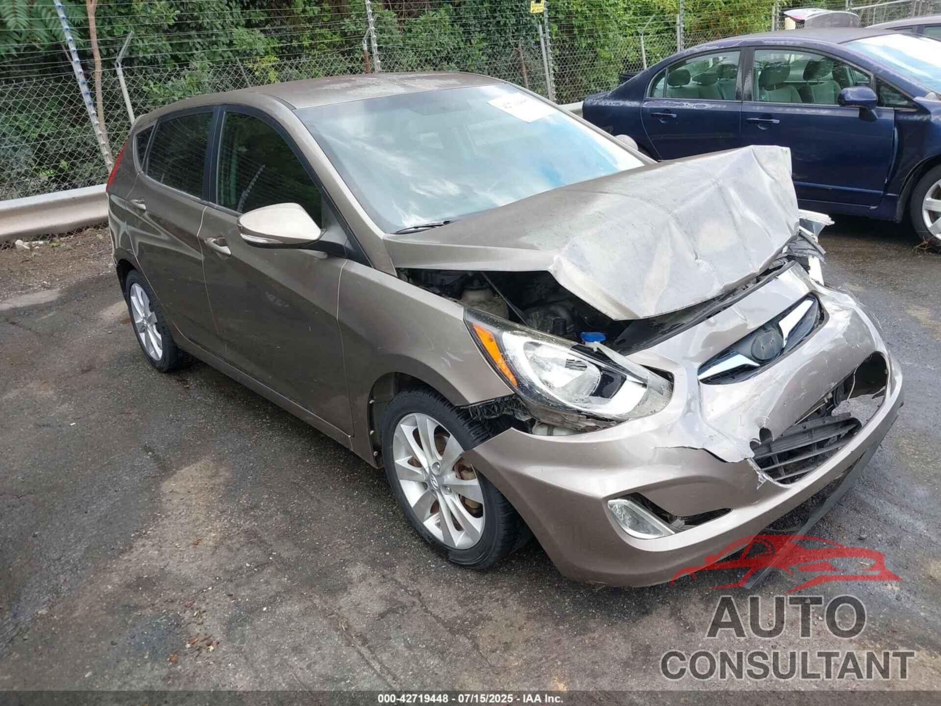 HYUNDAI ACCENT 2013 - KMHCU5AE2DU071929