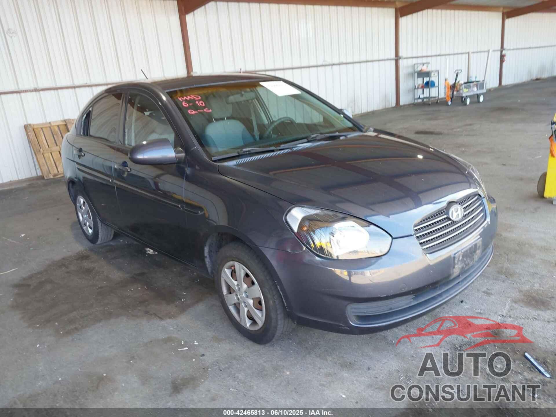 HYUNDAI ACCENT 2009 - KMHCN46C39U325766