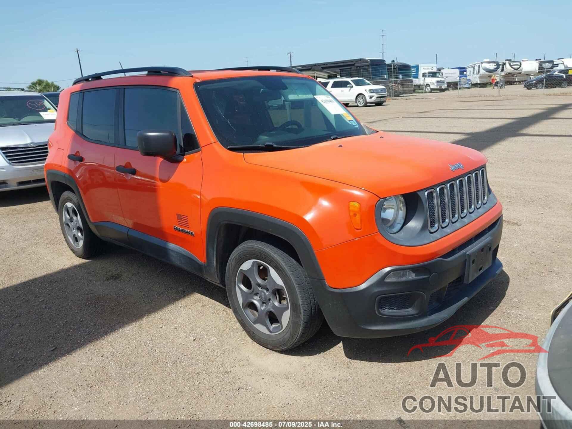 JEEP RENEGADE 2015 - ZACCJAAT4FPB84435