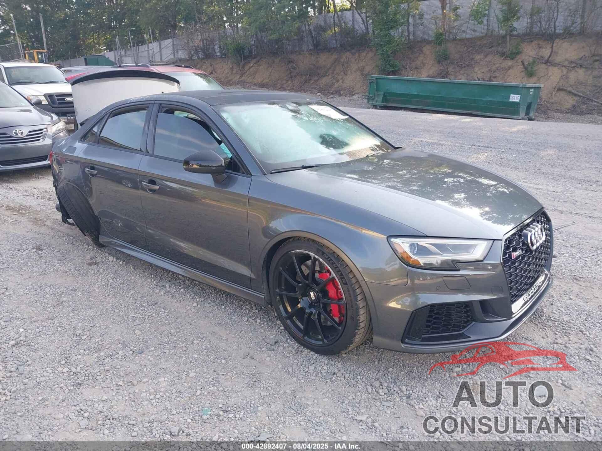 AUDI RS 3 2019 - WUABWGFF5KA904955