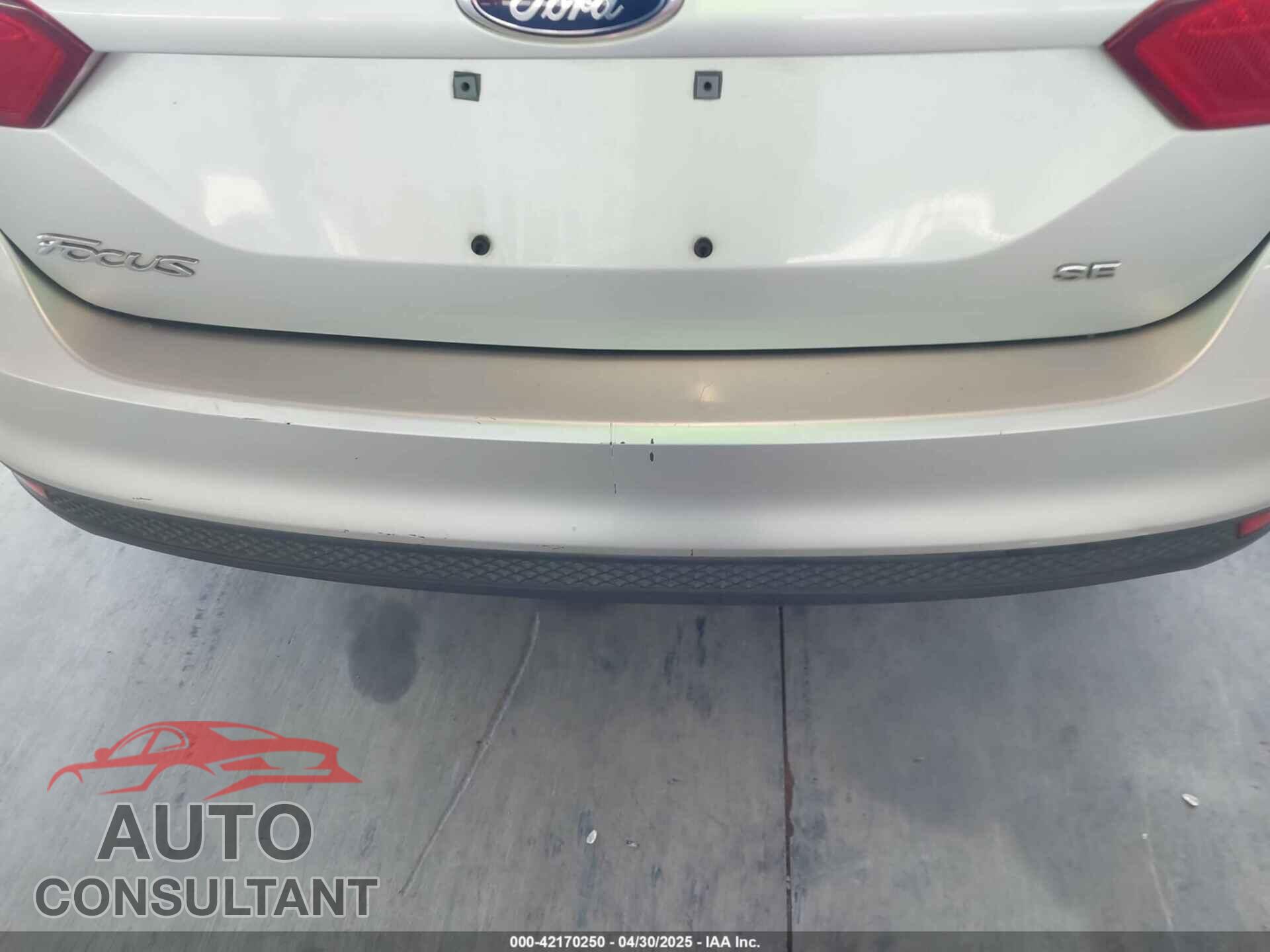 FORD FOCUS 2013 - 1FADP3F27DL375465