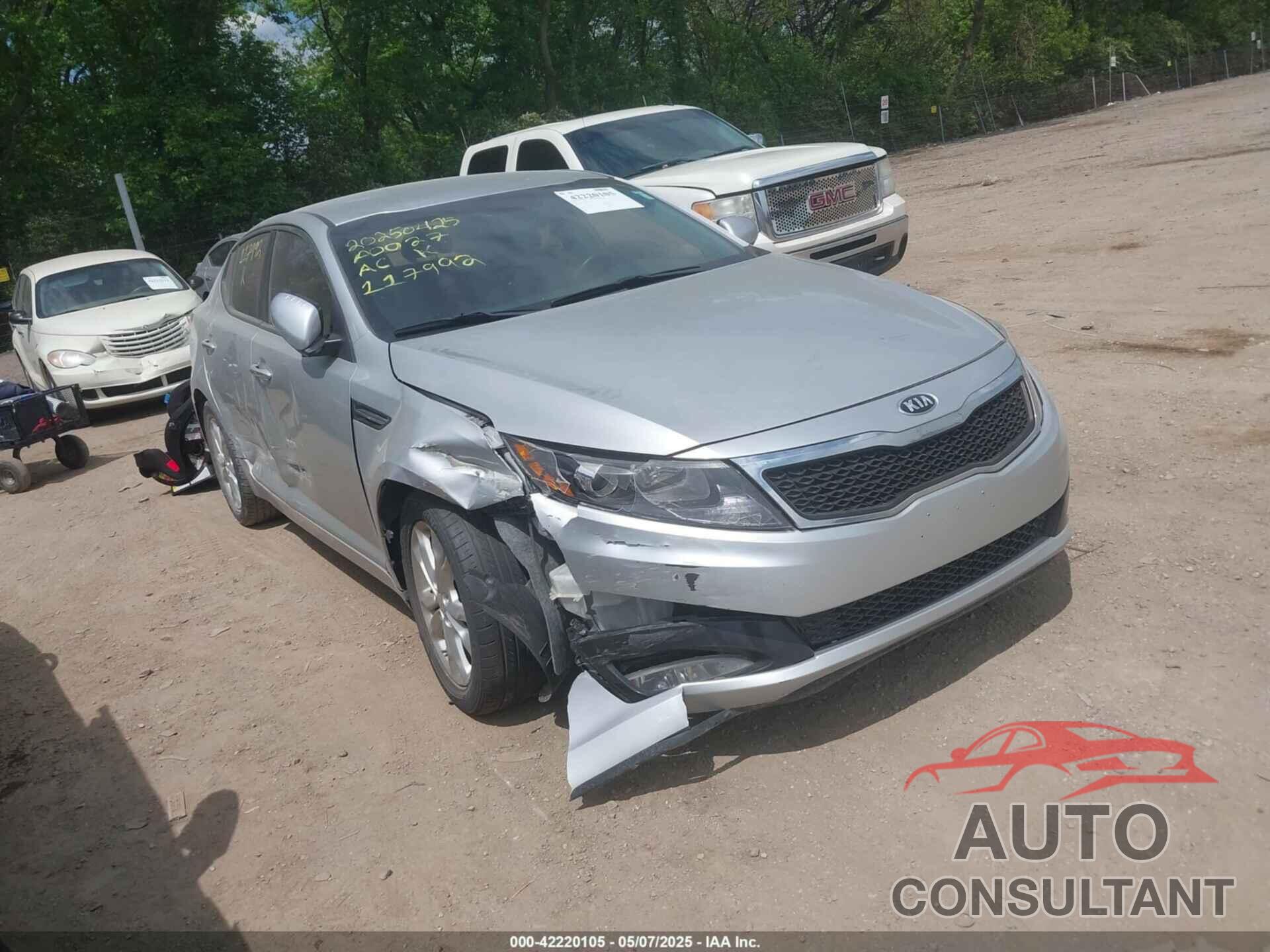 KIA OPTIMA 2013 - 5XXGN4A74DG117992