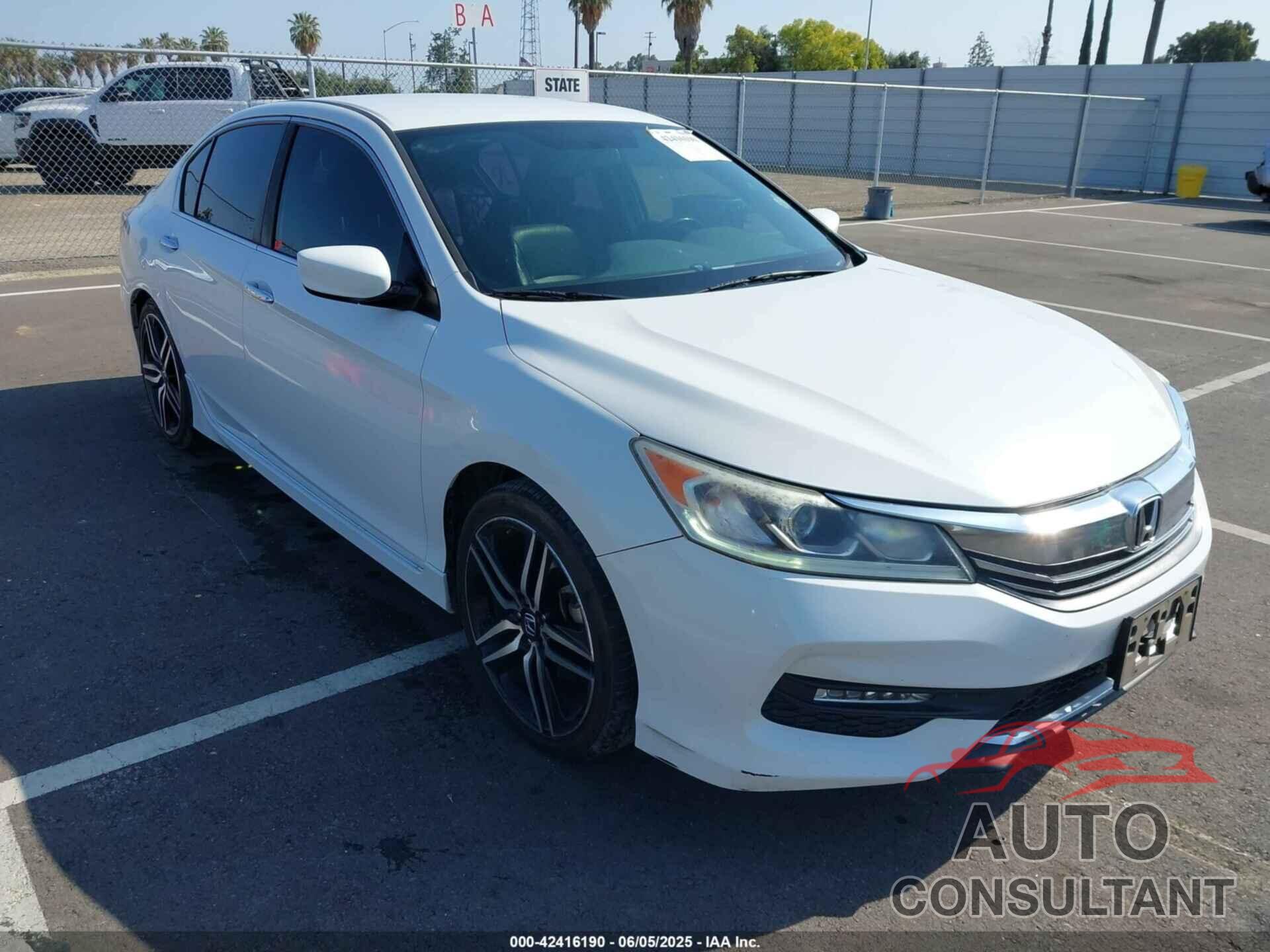 HONDA ACCORD 2017 - 1HGCR2F17HA020316