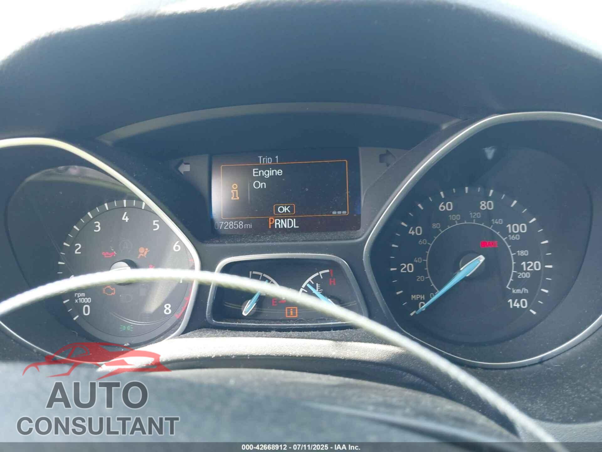 FORD FOCUS 2016 - 1FADP3E24GL367622