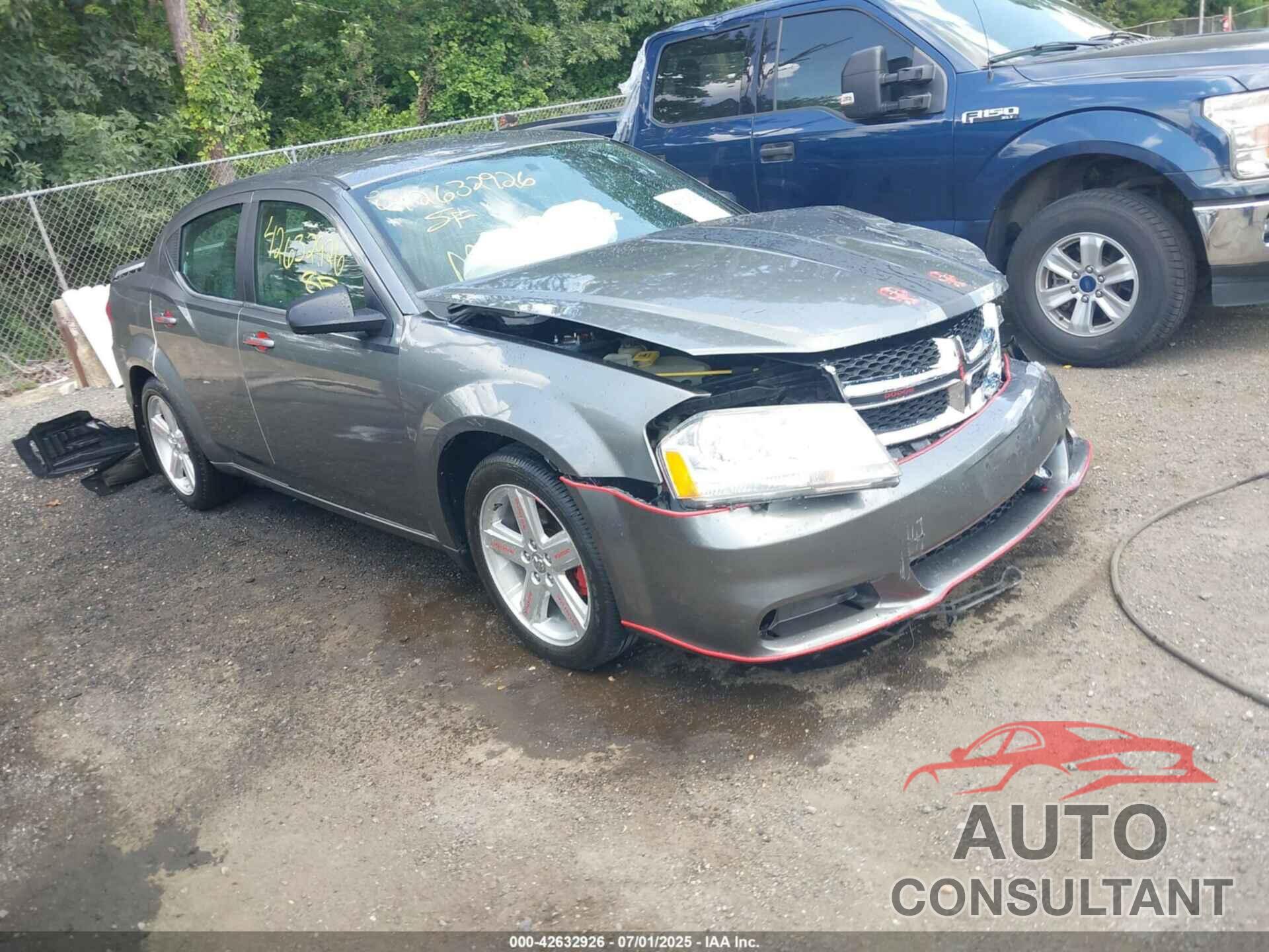 DODGE AVENGER 2013 - 1C3CDZAB7DN648891