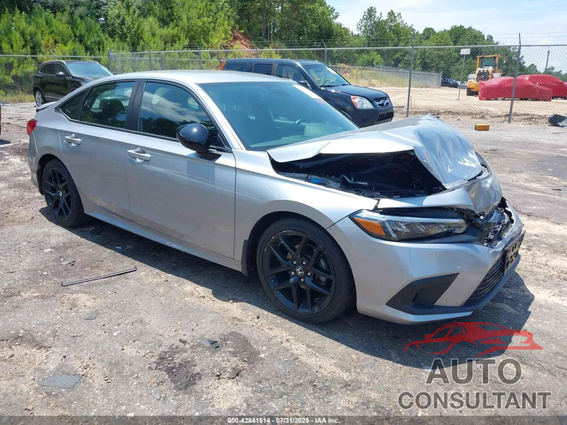 HONDA CIVIC 2022 - 2HGFE2F52NH592273