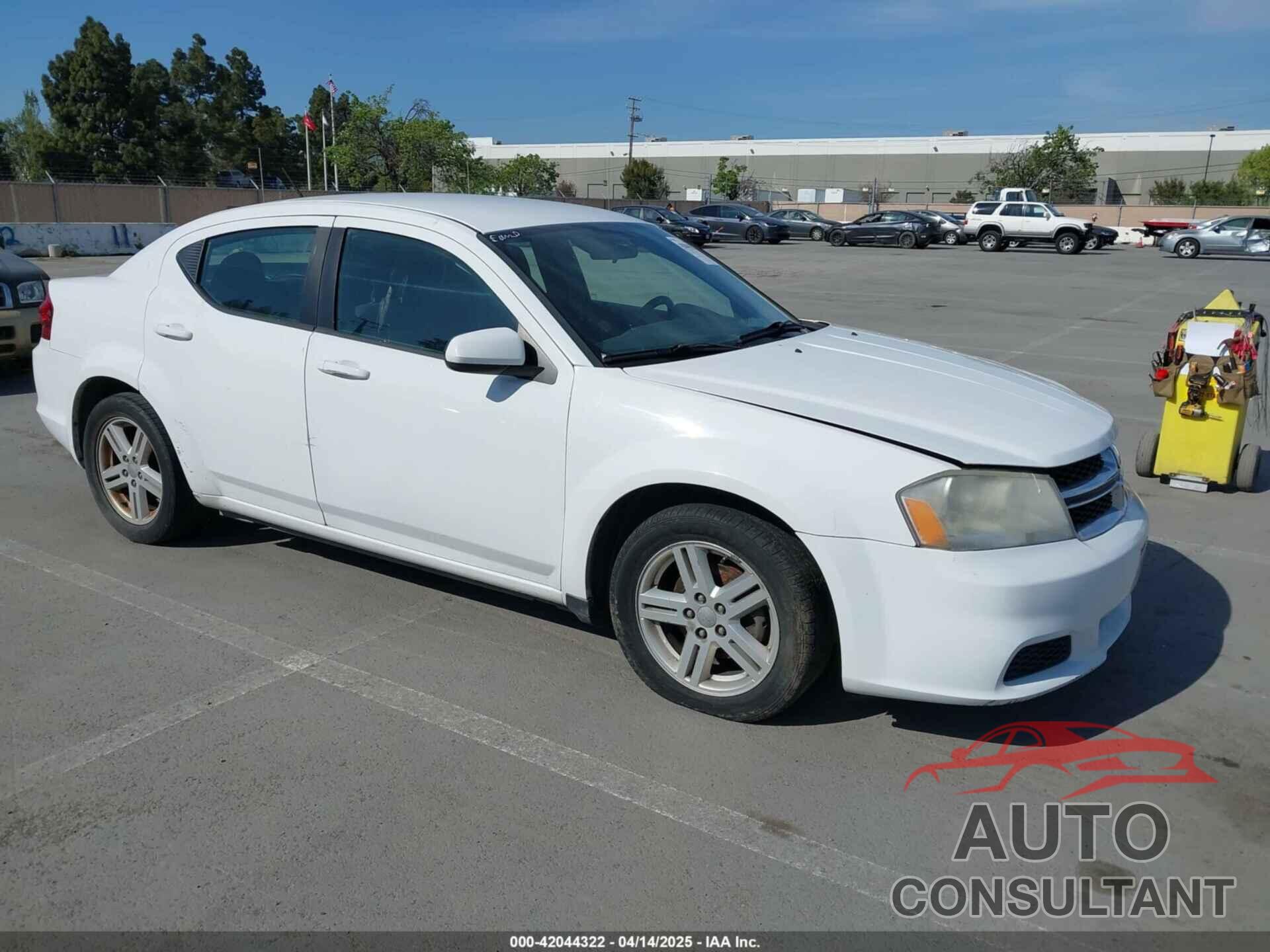 DODGE AVENGER 2012 - 1C3CDZCB2CN242335