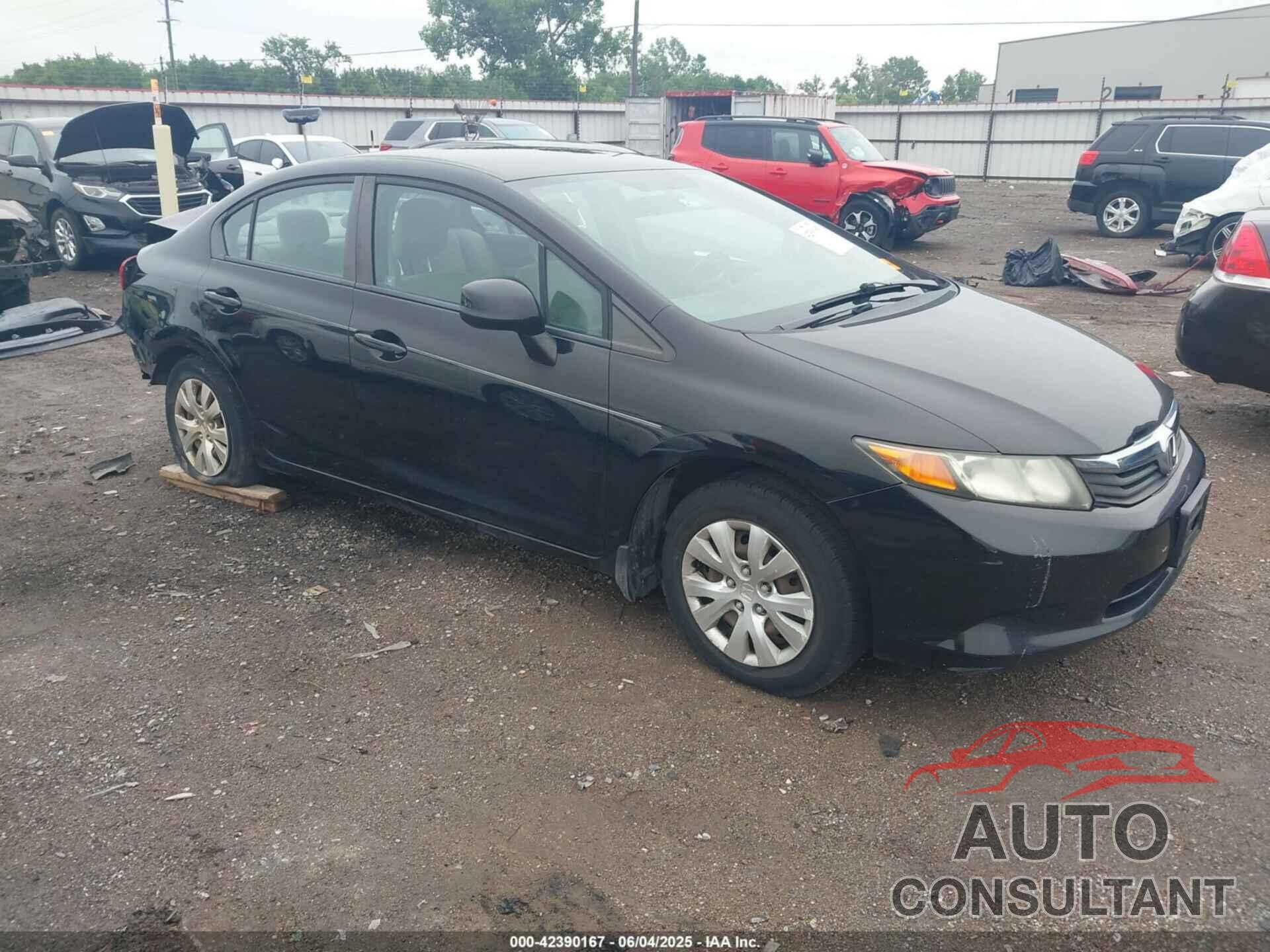 HONDA CIVIC 2012 - 19XFB2F59CE067985