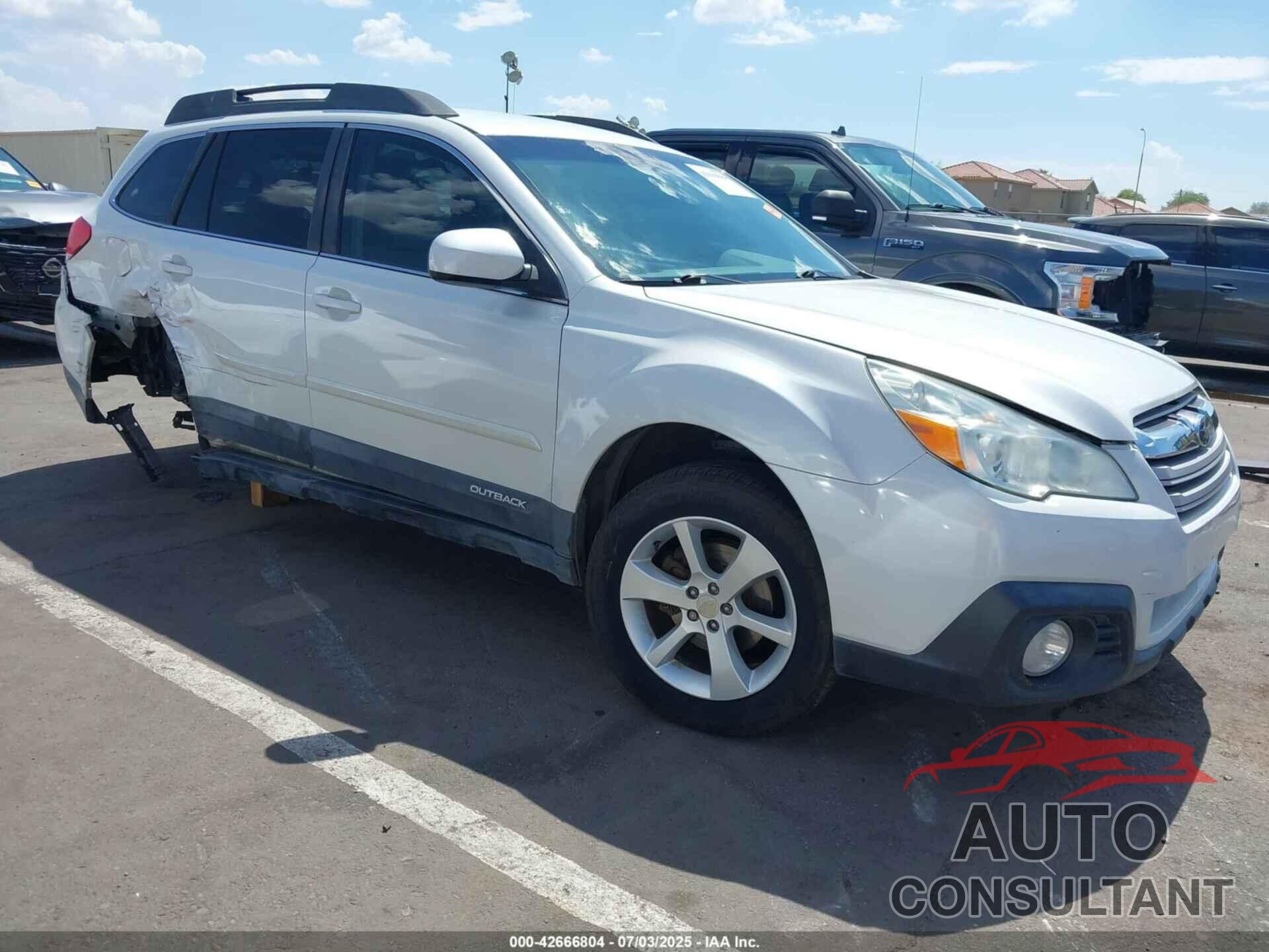 SUBARU OUTBACK 2014 - 4S4BRBCC2E3211525