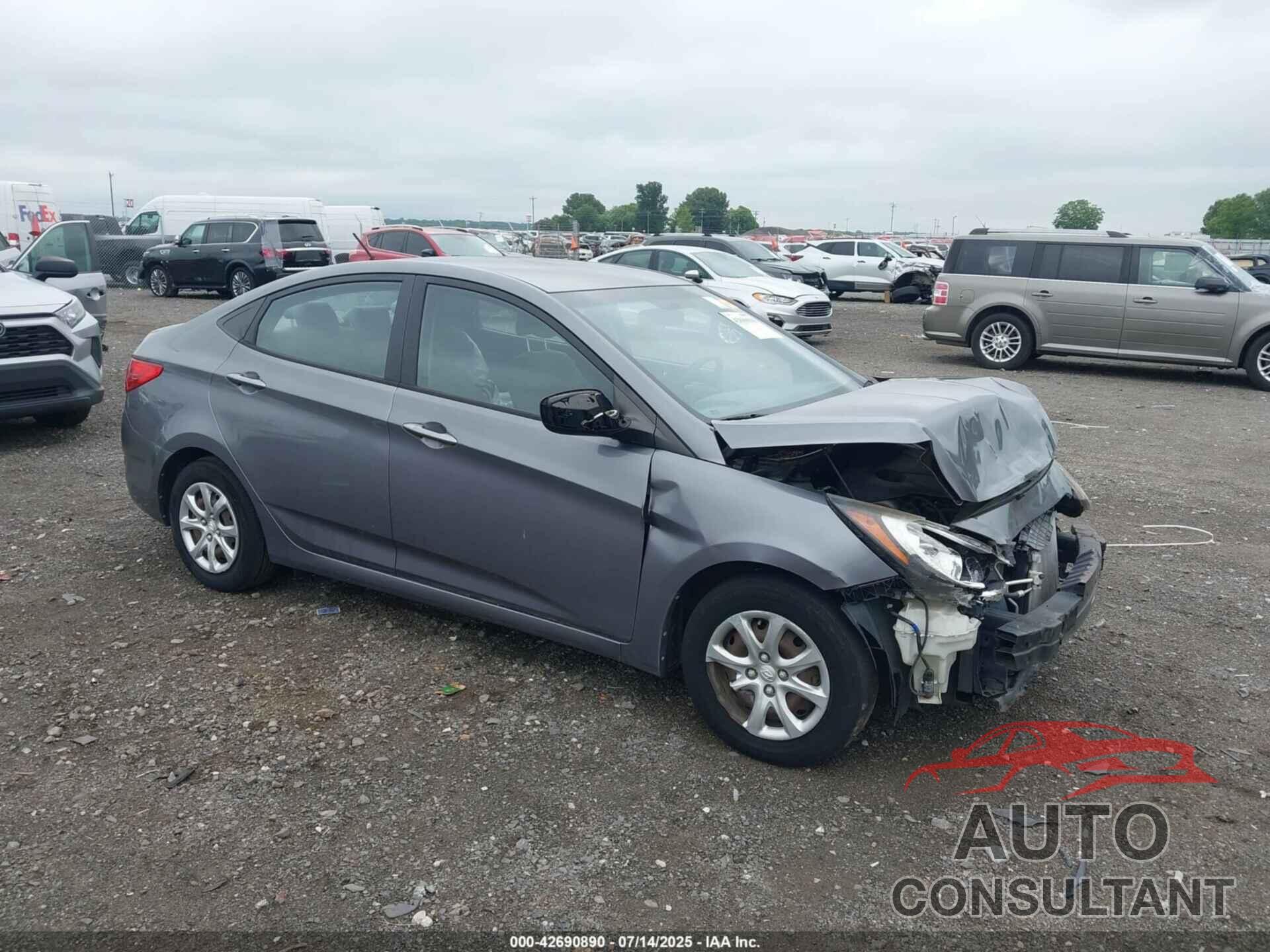 HYUNDAI ACCENT 2013 - KMHCT4AE6DU555910