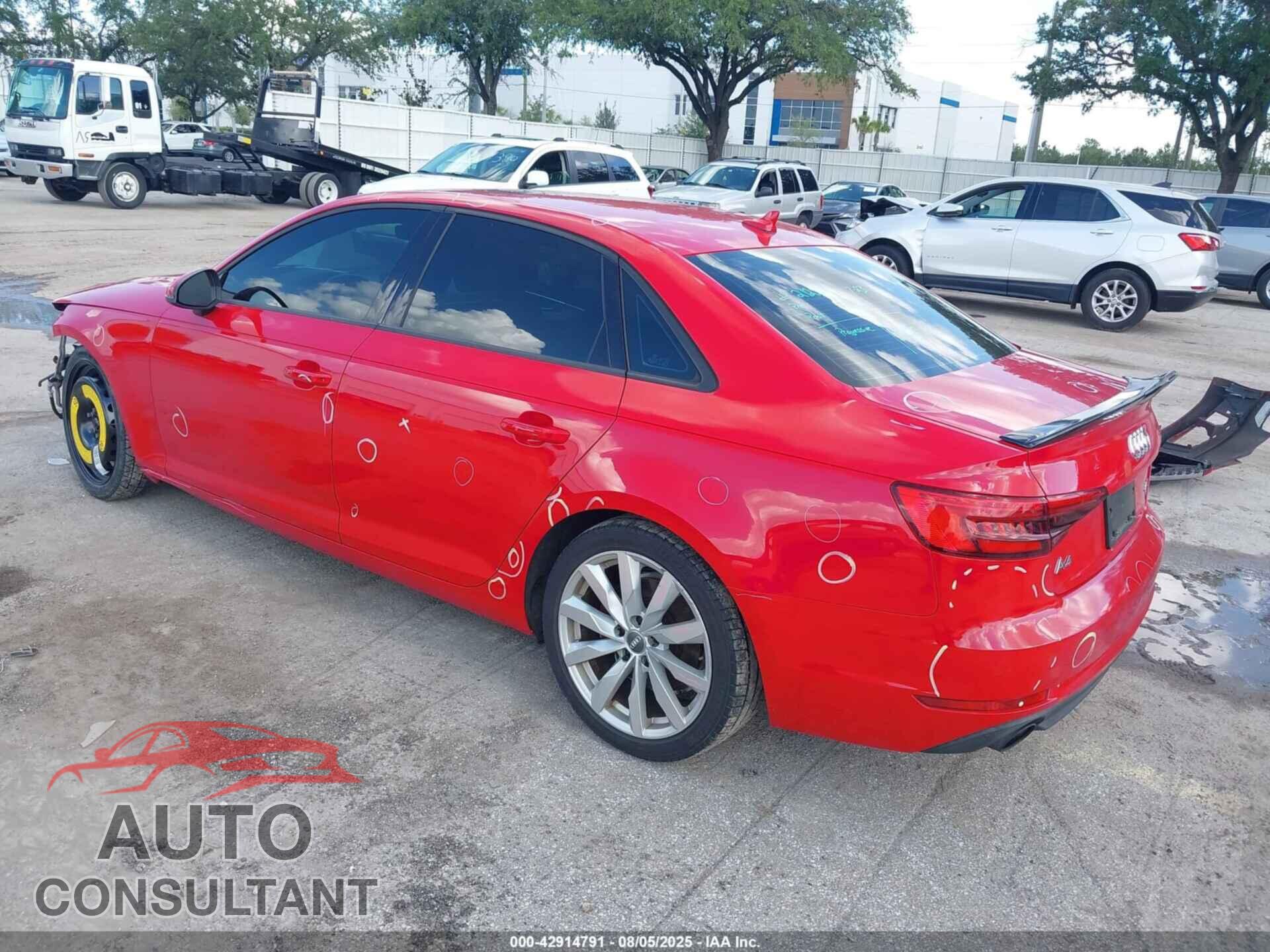 AUDI A4 2017 - WAUGMAF40HN061802