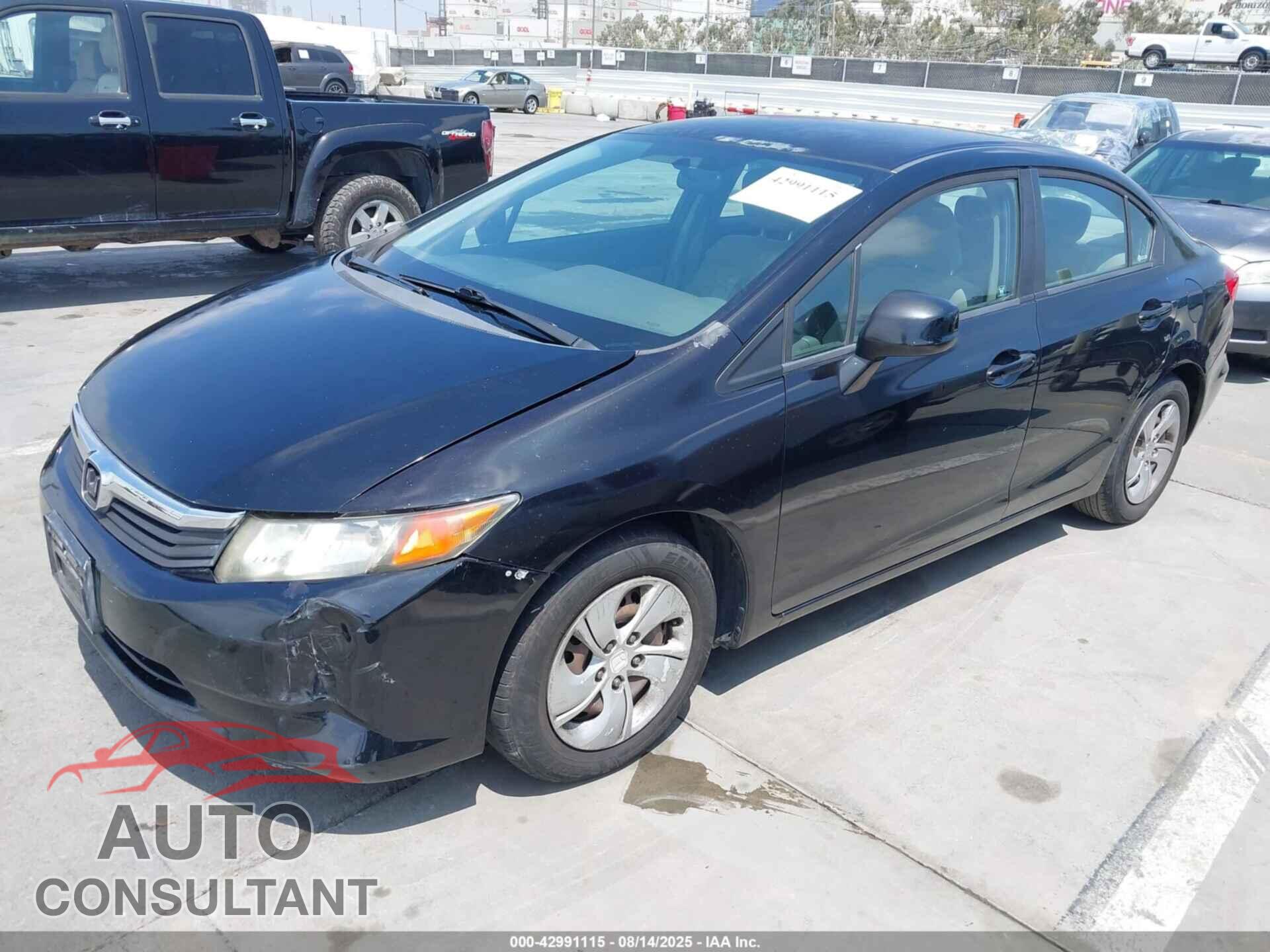 HONDA CIVIC 2012 - 19XFB2F51CE391058
