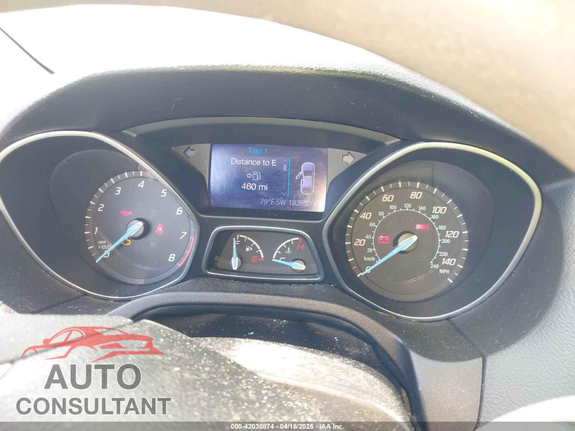 FORD FOCUS 2013 - 1FADP3K2XDL175069
