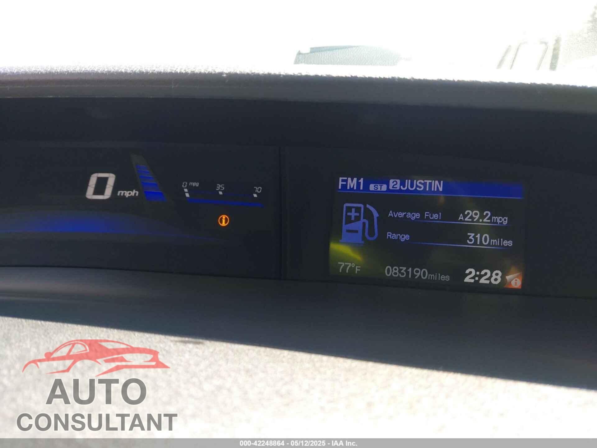 HONDA CIVIC 2014 - 19XFB2F5XEE049823