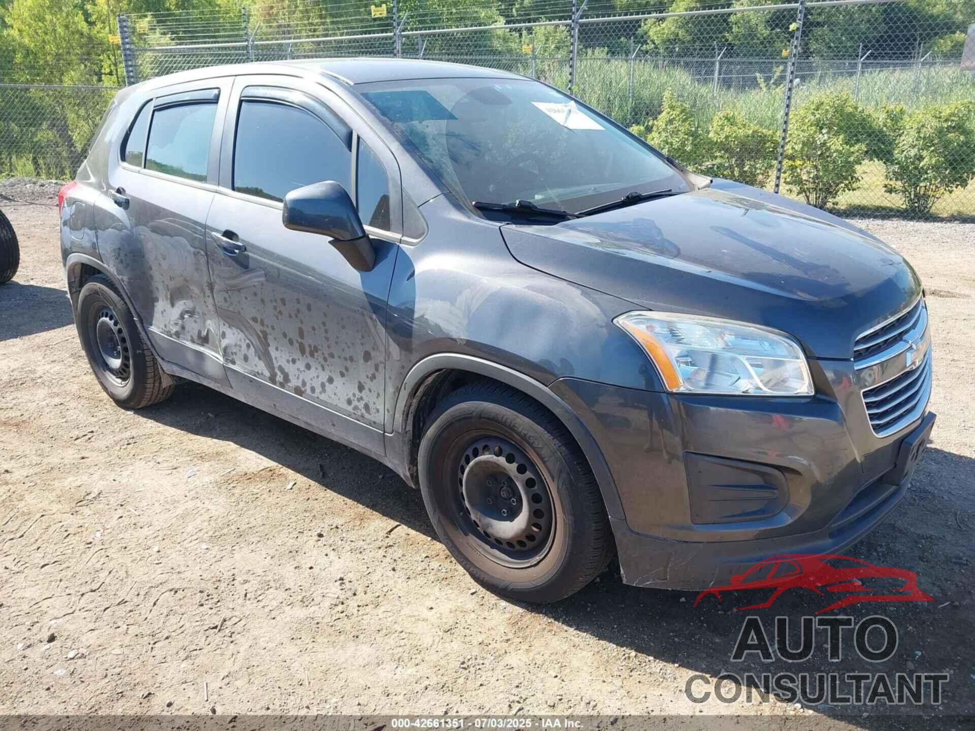 CHEVROLET TRAX 2016 - 3GNCJKSB3GL233931