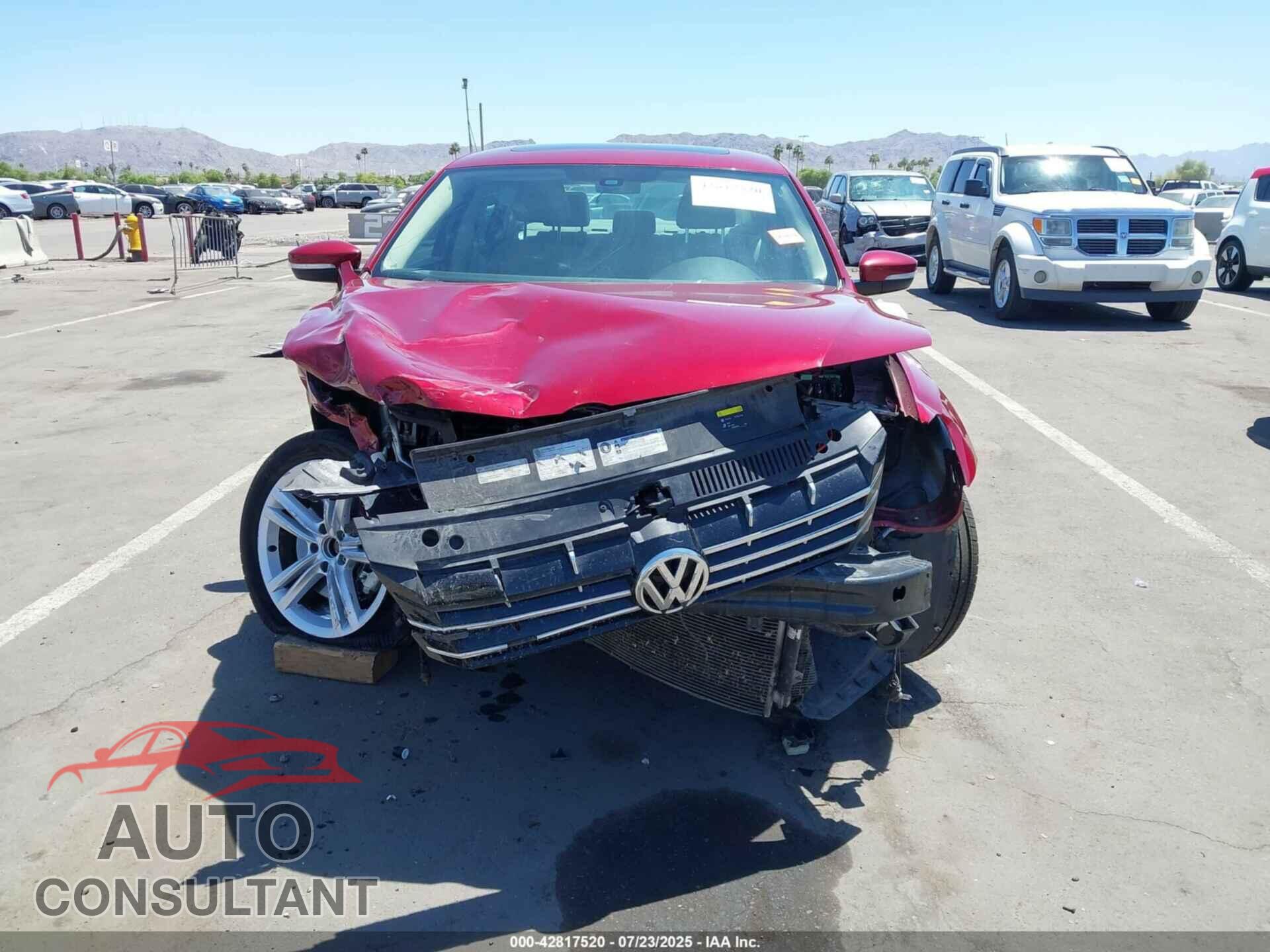 VOLKSWAGEN PASSAT 2015 - 1VWCT7A37FC097983