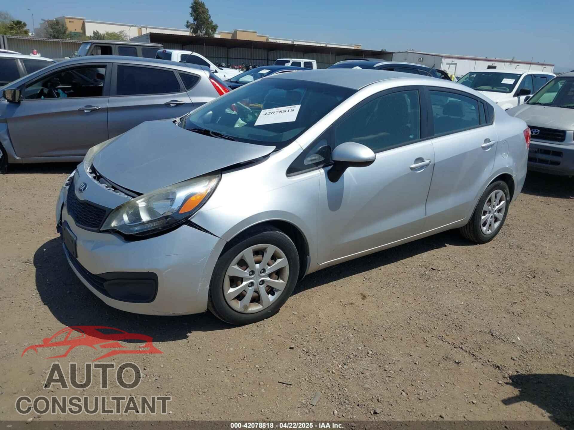 KIA RIO 2013 - KNADM4A32D6138970