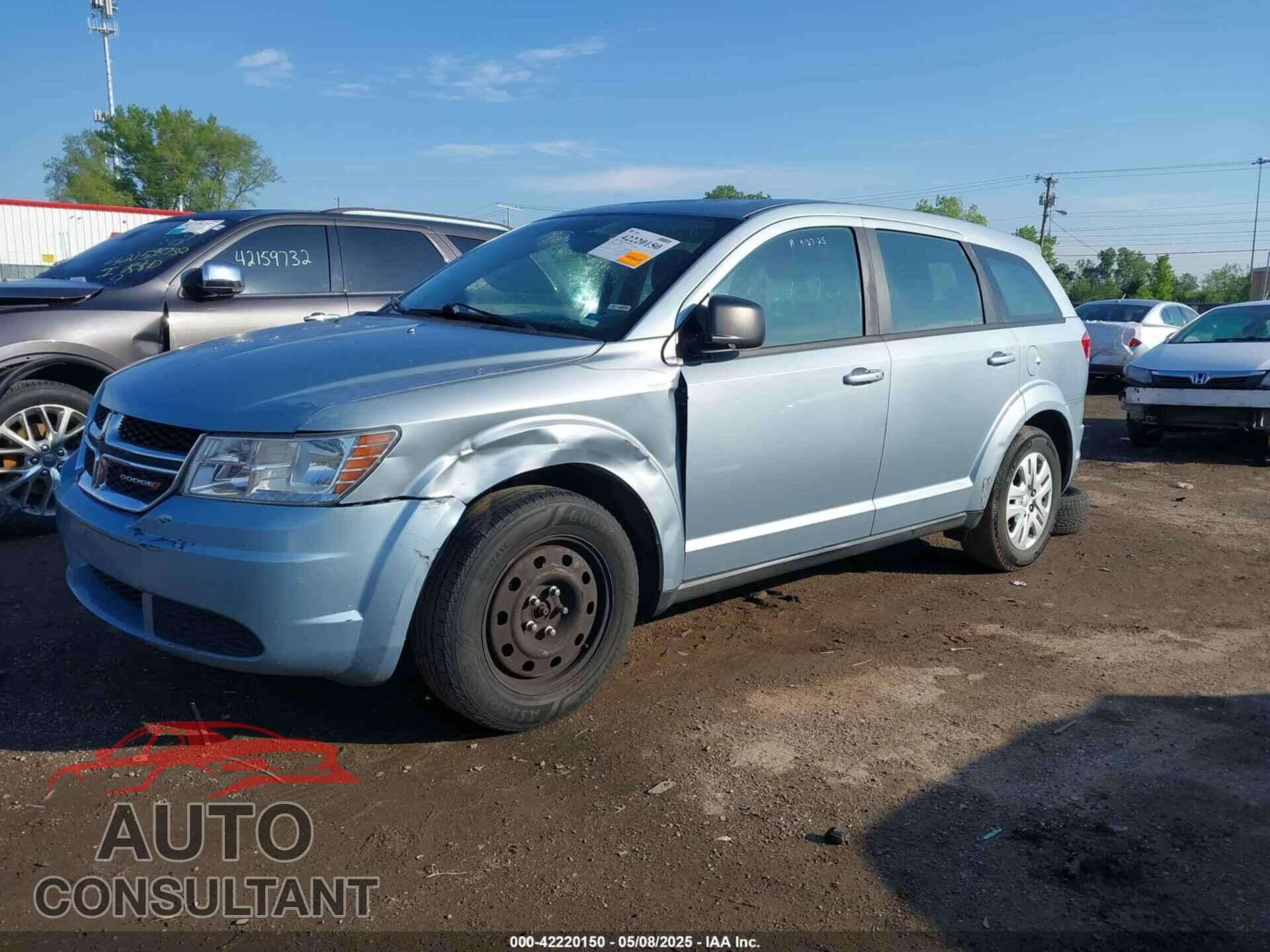 DODGE JOURNEY 2013 - 3C4PDCAB9DT701276