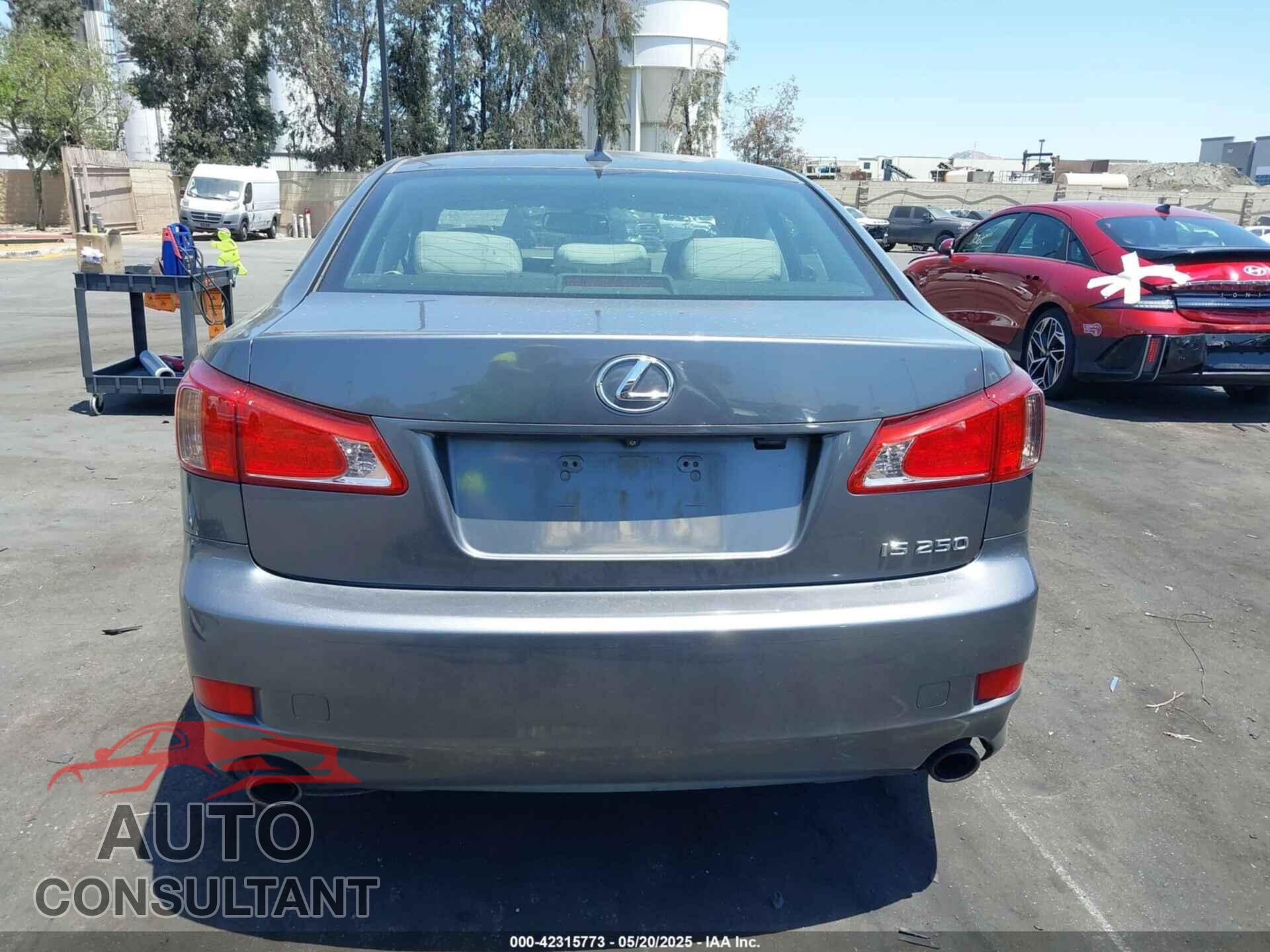 LEXUS IS 250 2012 - JTHBF5C25C2101995